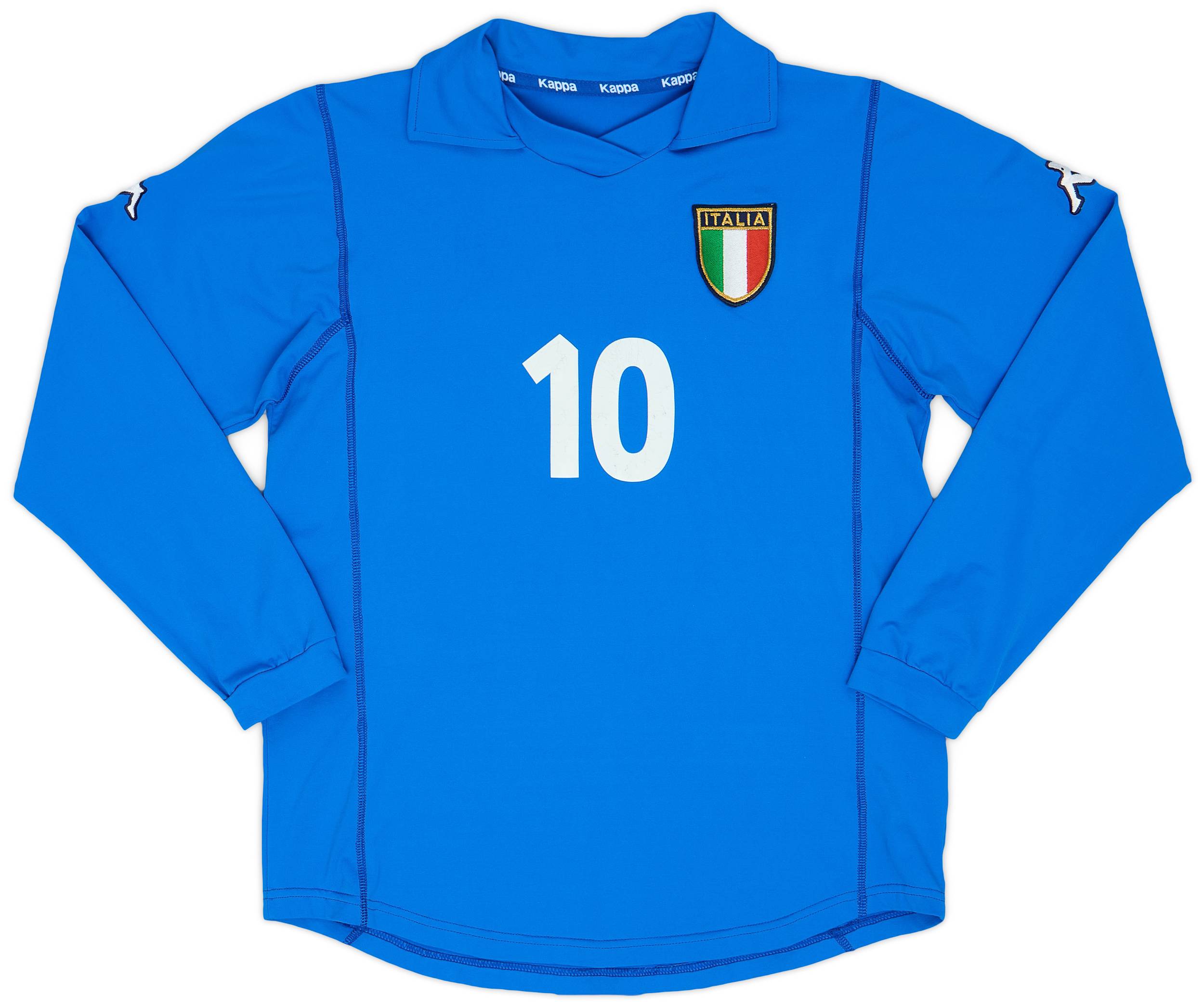 2000-01 Italy Home L/S Shirt #10 (Women's L)