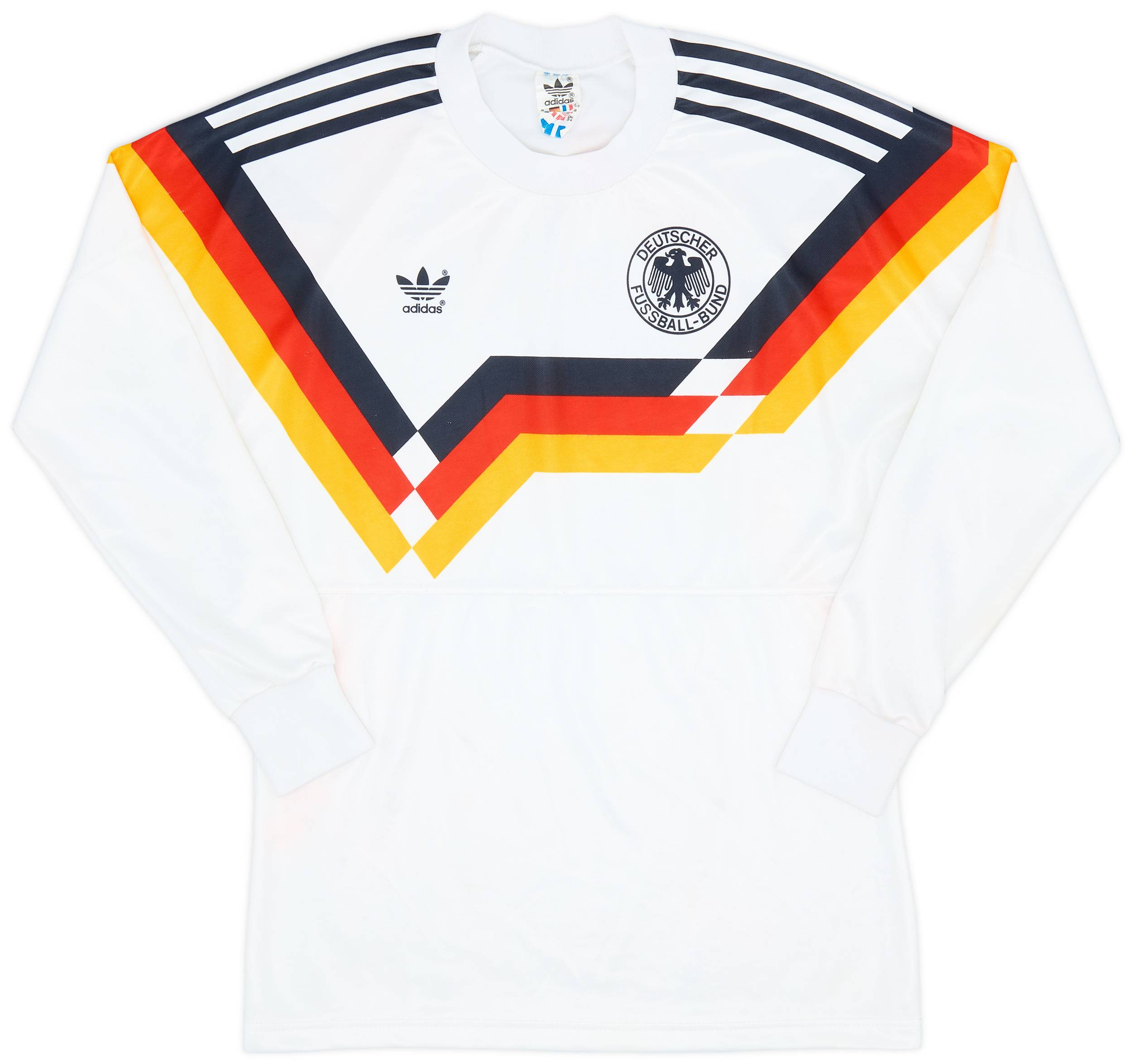 1988-90 West Germany Home L/S Shirt - 9/10 - (S)