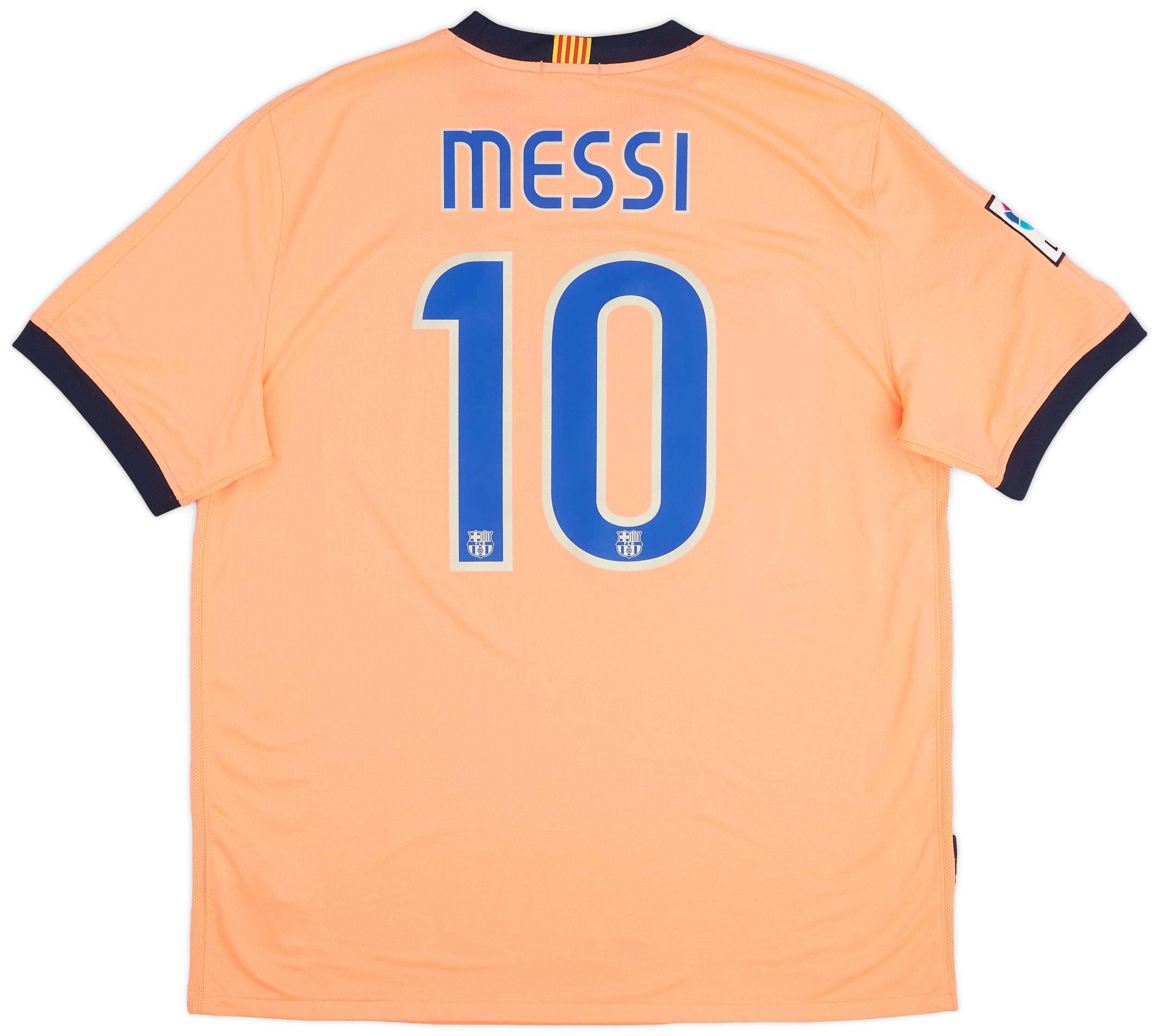 2009-10 Barcelona Away Shirt Messi #10 - 9/10 - (XL)