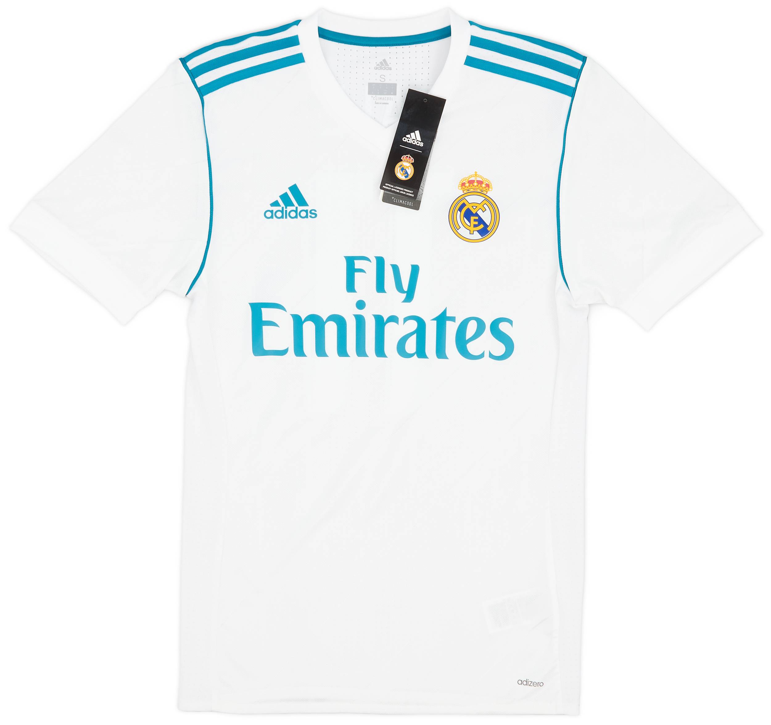 【正規17-18 Real Madrid home L/S BALE #11】 2017-18 Real Madrid Home Shirt Bale #11 (S)