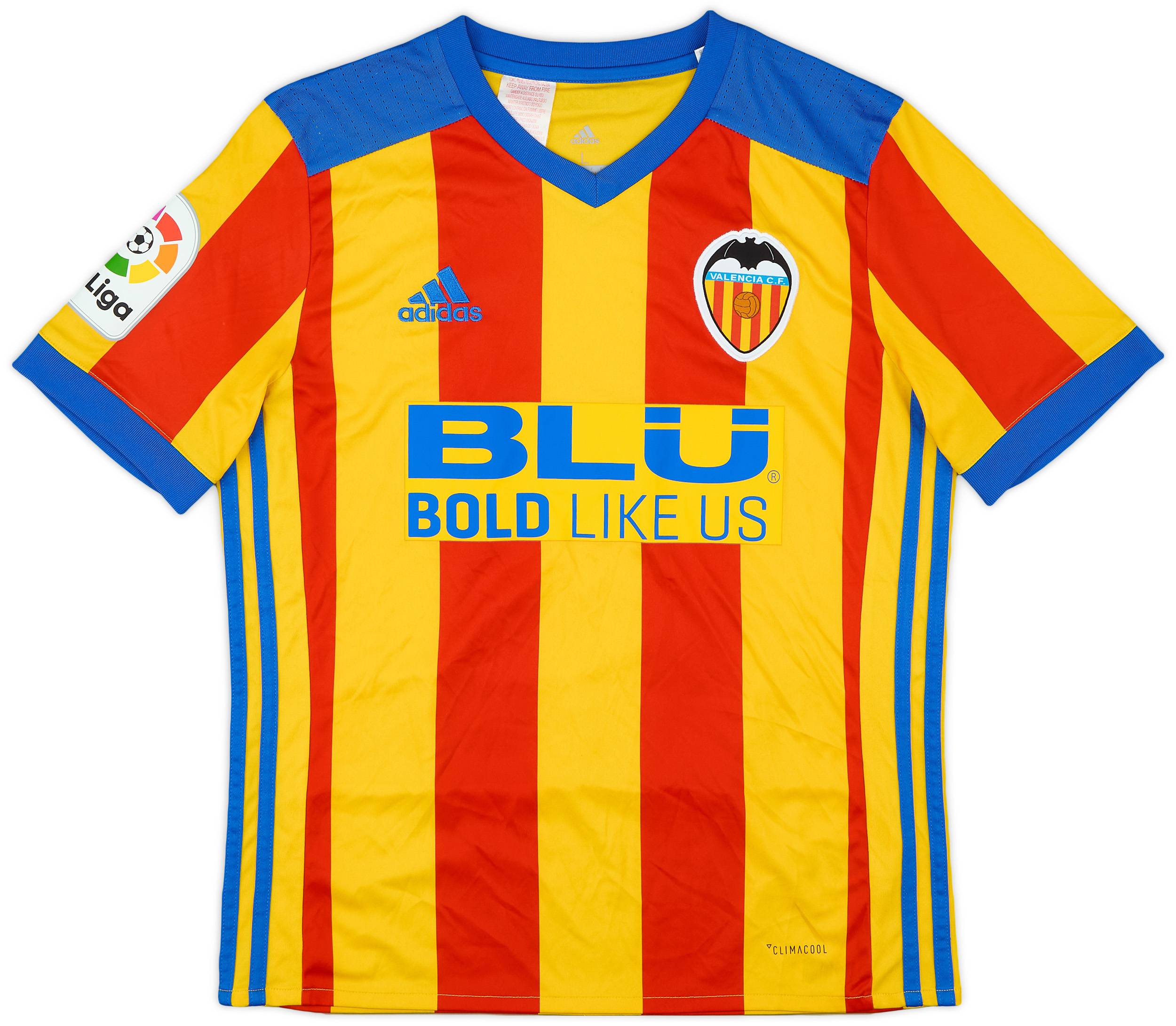 2017-18 Valencia Away Shirt - 8/10 - (L.Boys)