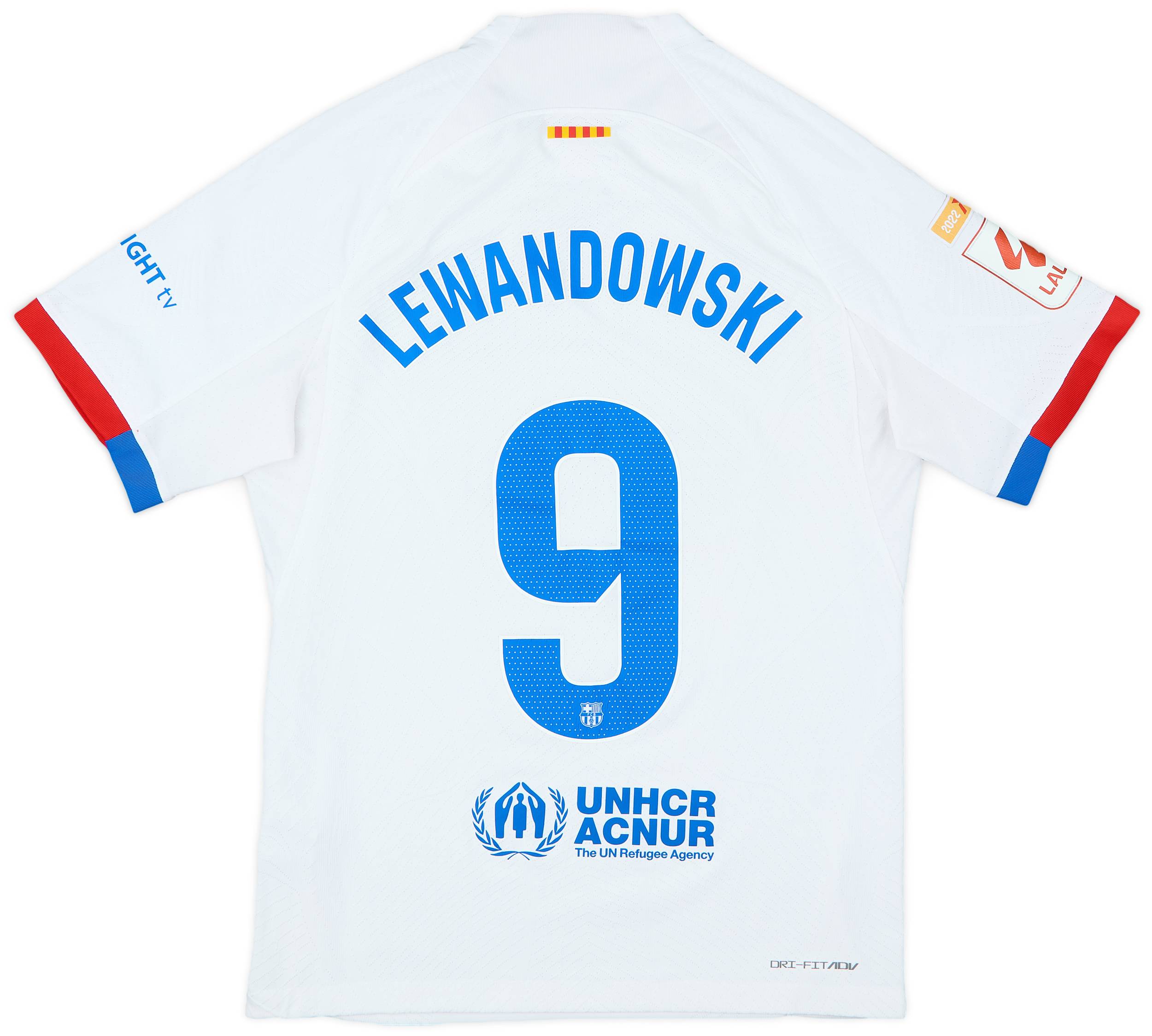 2023-24 Barcelona Authentic Away Shirt Lewandowski #9 - 8/10 - (S)