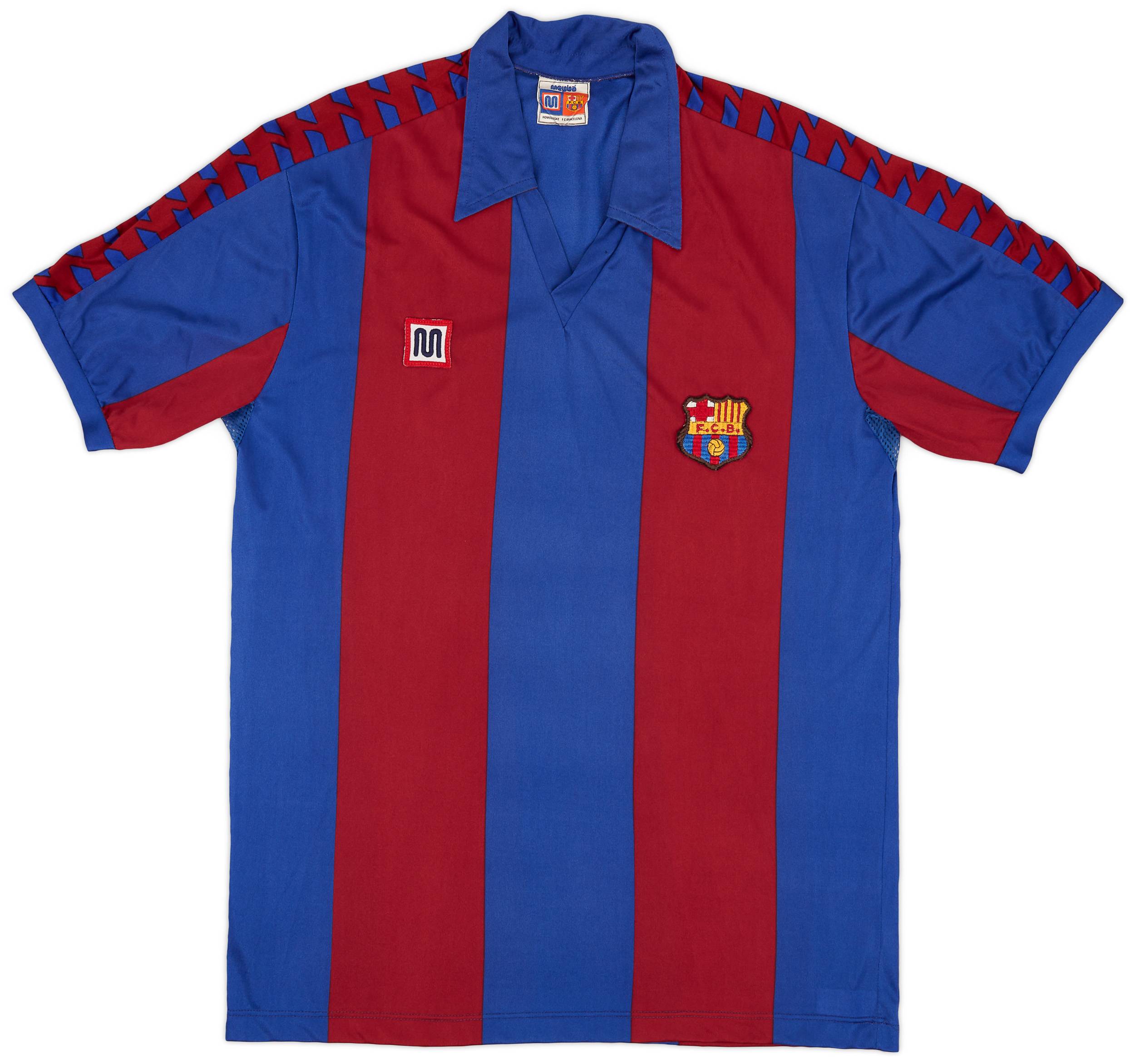 1984-89 Barcelona Home Shirt - 10/10 - (L)