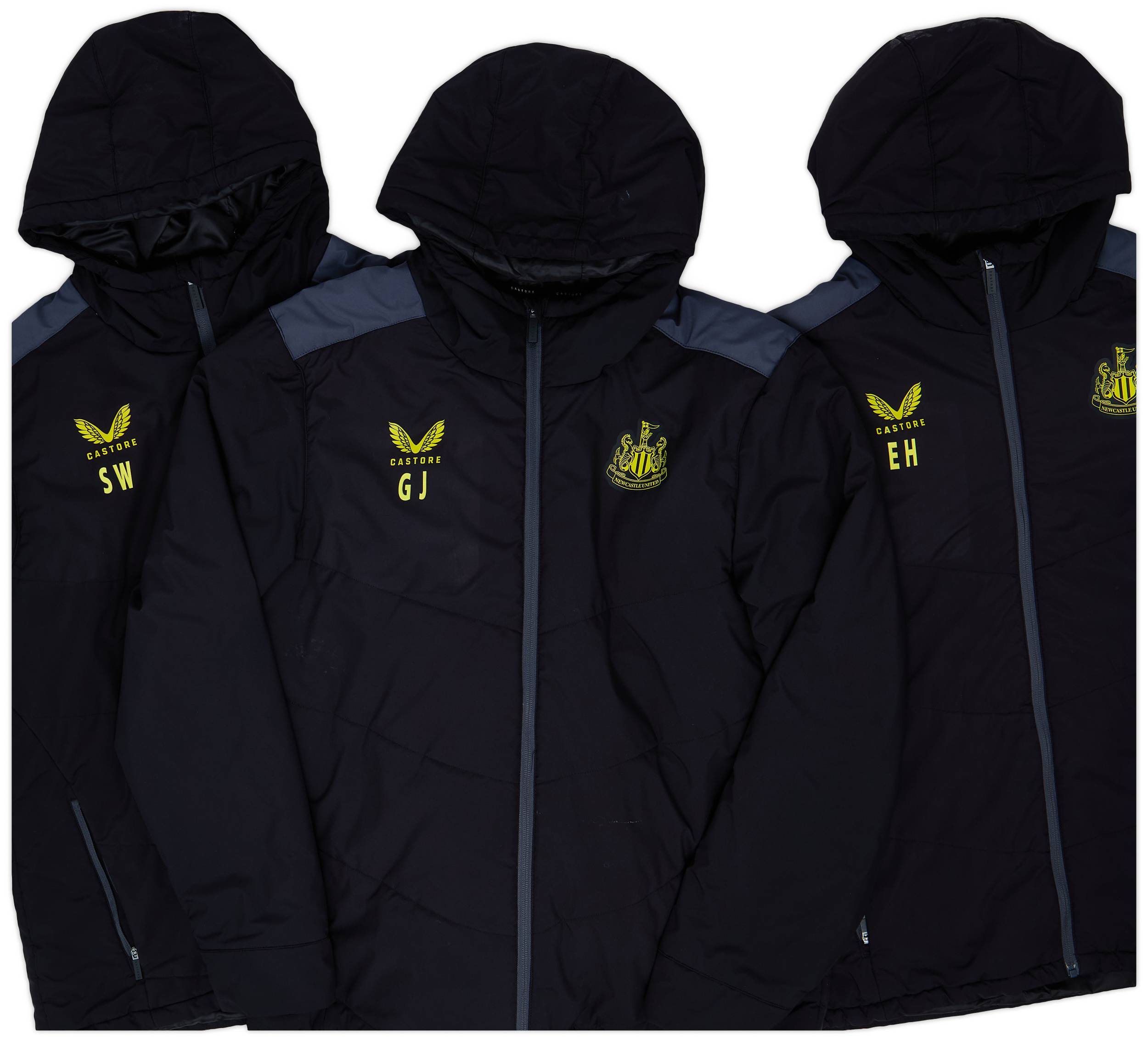 2023-24 Newcastle Staff Issue Bench Jacket # - 5/10