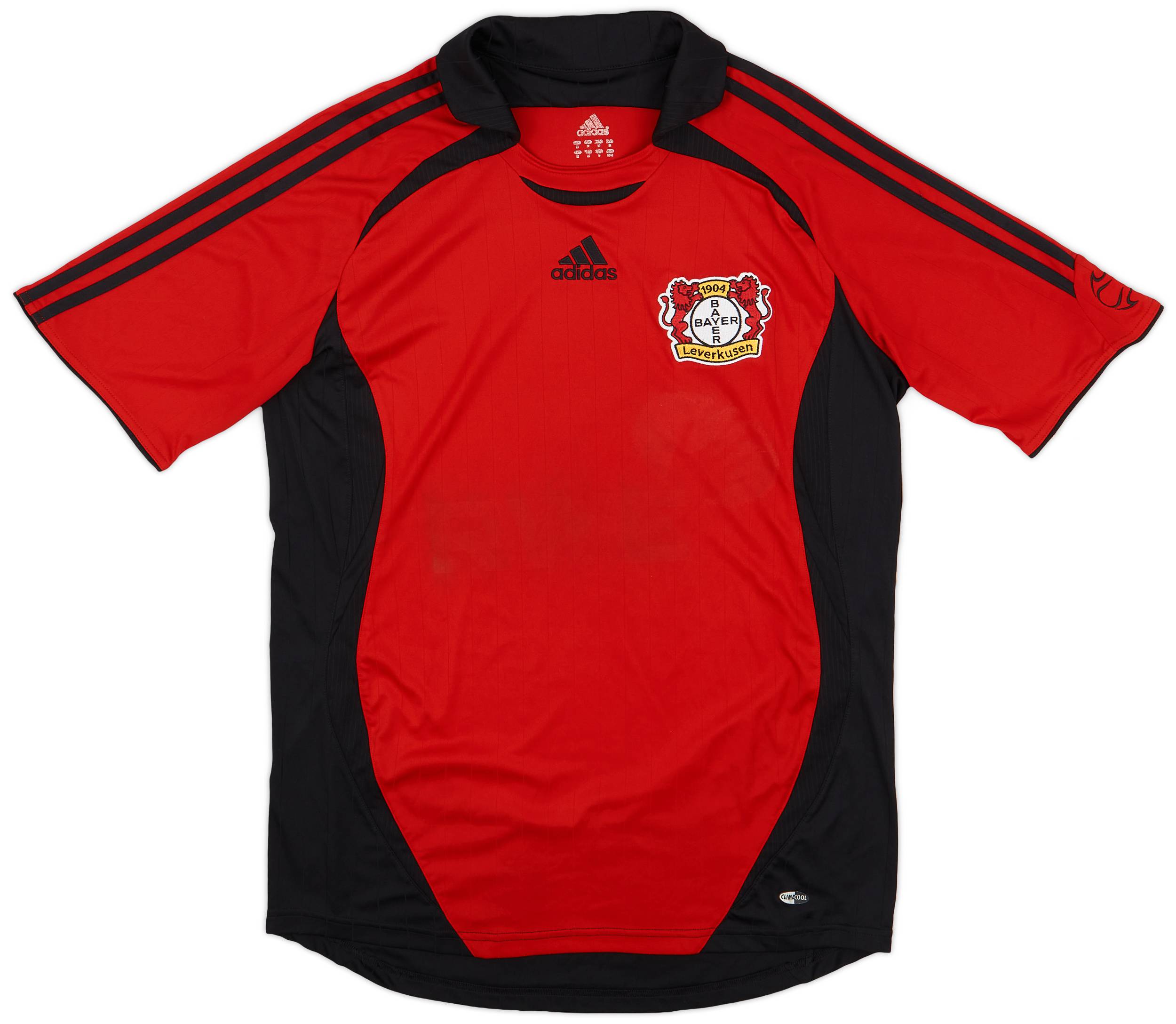 ゆ101★ adidas bayer Leverkusen 94-95 home Vintage 90's Adidas Bayer 04 Leverkusen Football Sweatshirt