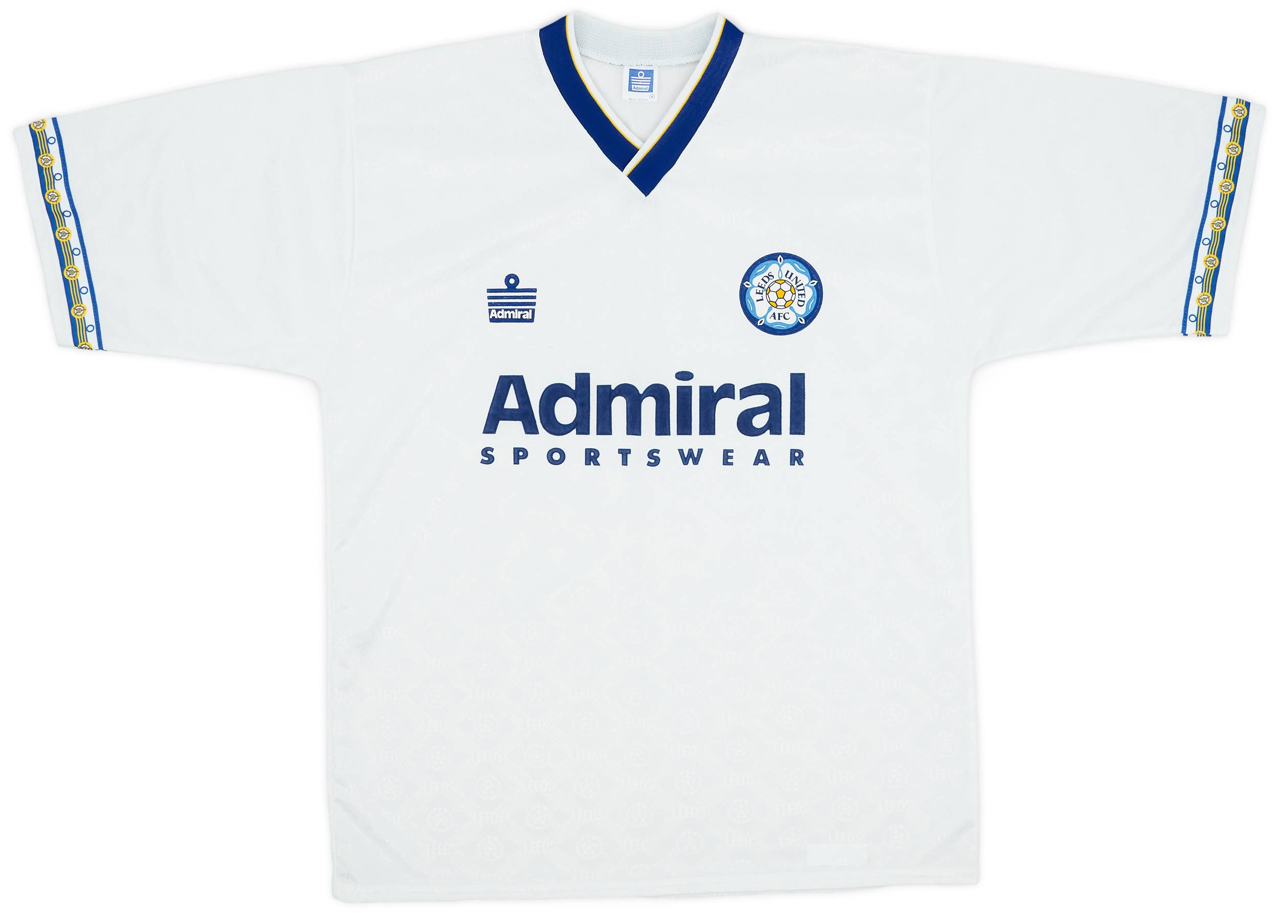 1992-93 Leeds United Home Shirt - 9/10 - (XL)