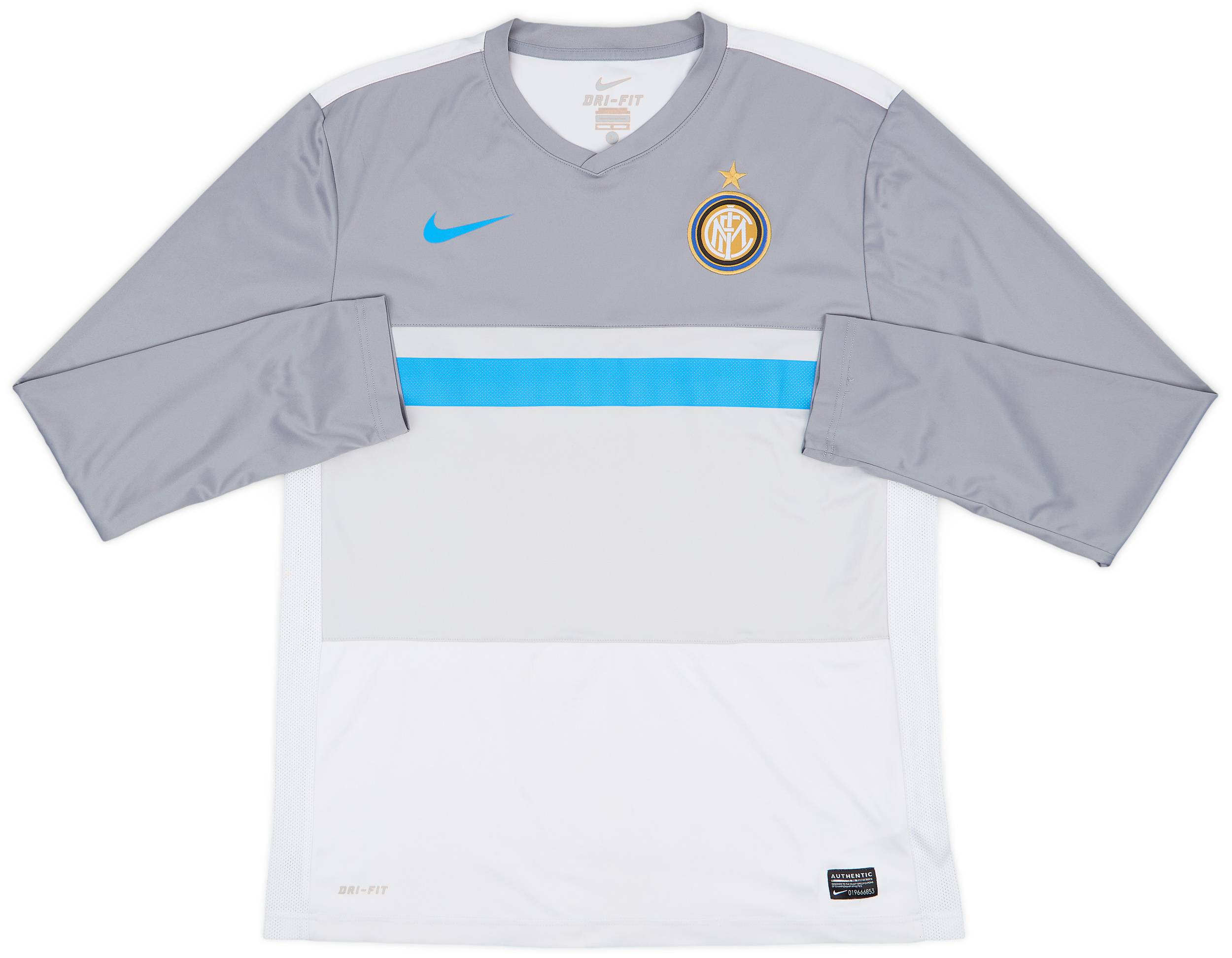 2010-11 Inter Milan Nike Training L/S Shirt - 8/10 - (L)