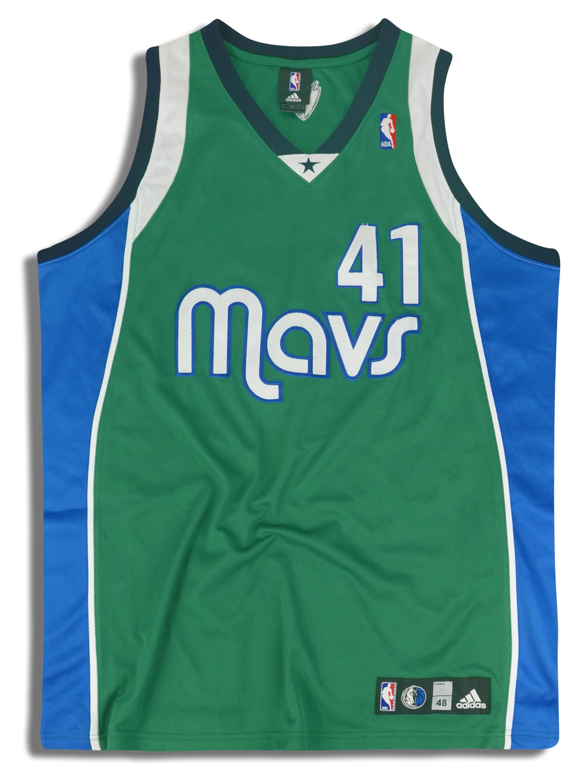 2006 09 Authentic Dallas Mavericks Nowitzki 41 adidas Jersey Alternate XL