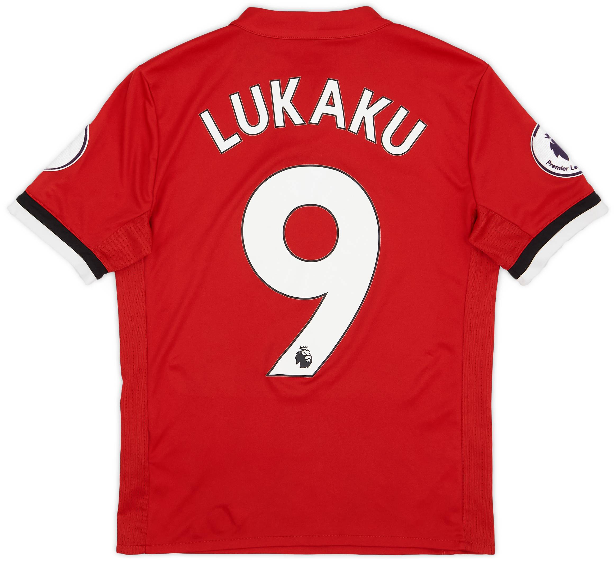 2017-18 Manchester United Home Shirt Lukaku #9 - 8/10 - (M.Boys)