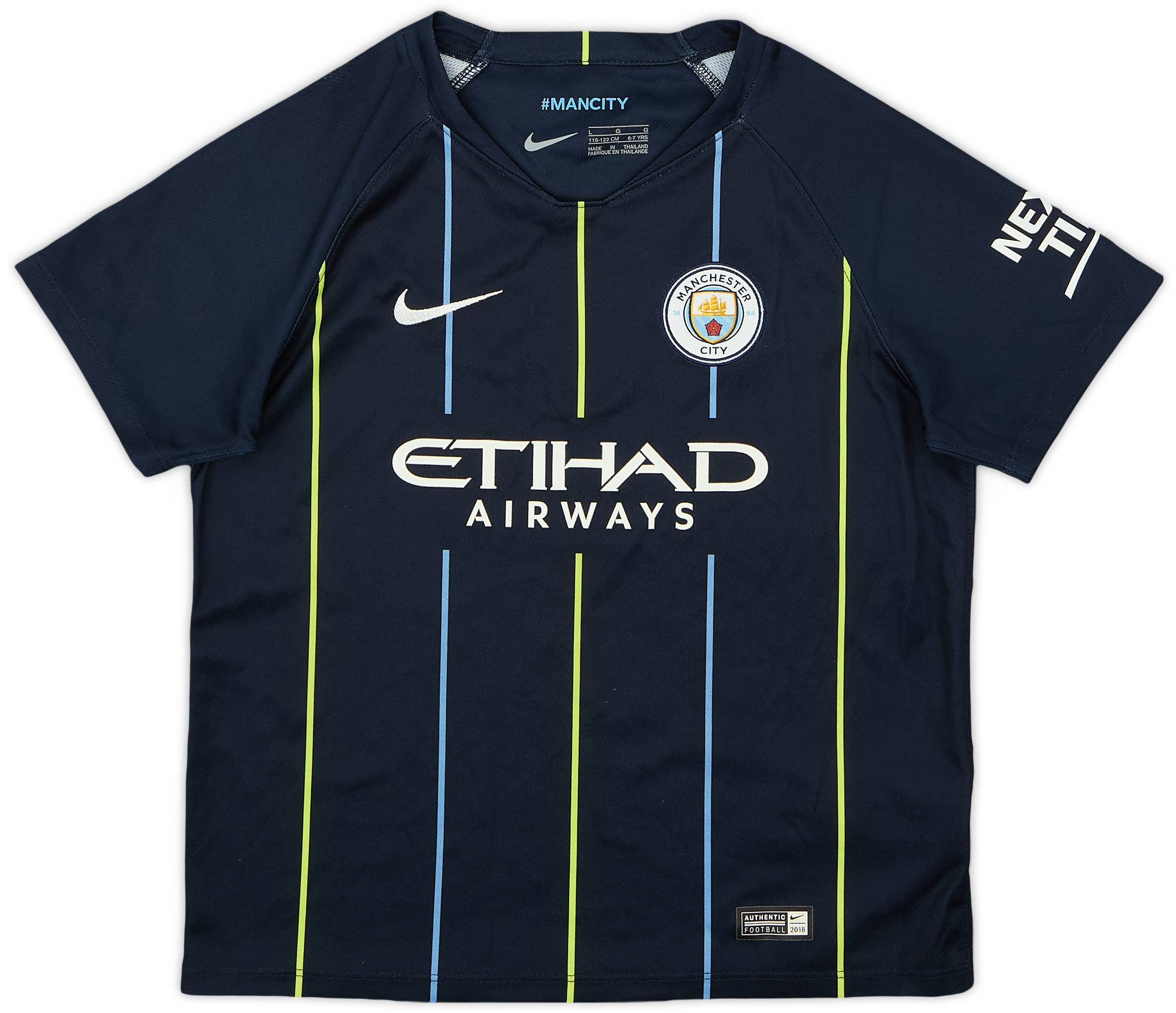 2018-19 Manchester City Away Shirt - 8/10 - (6-7 Years)