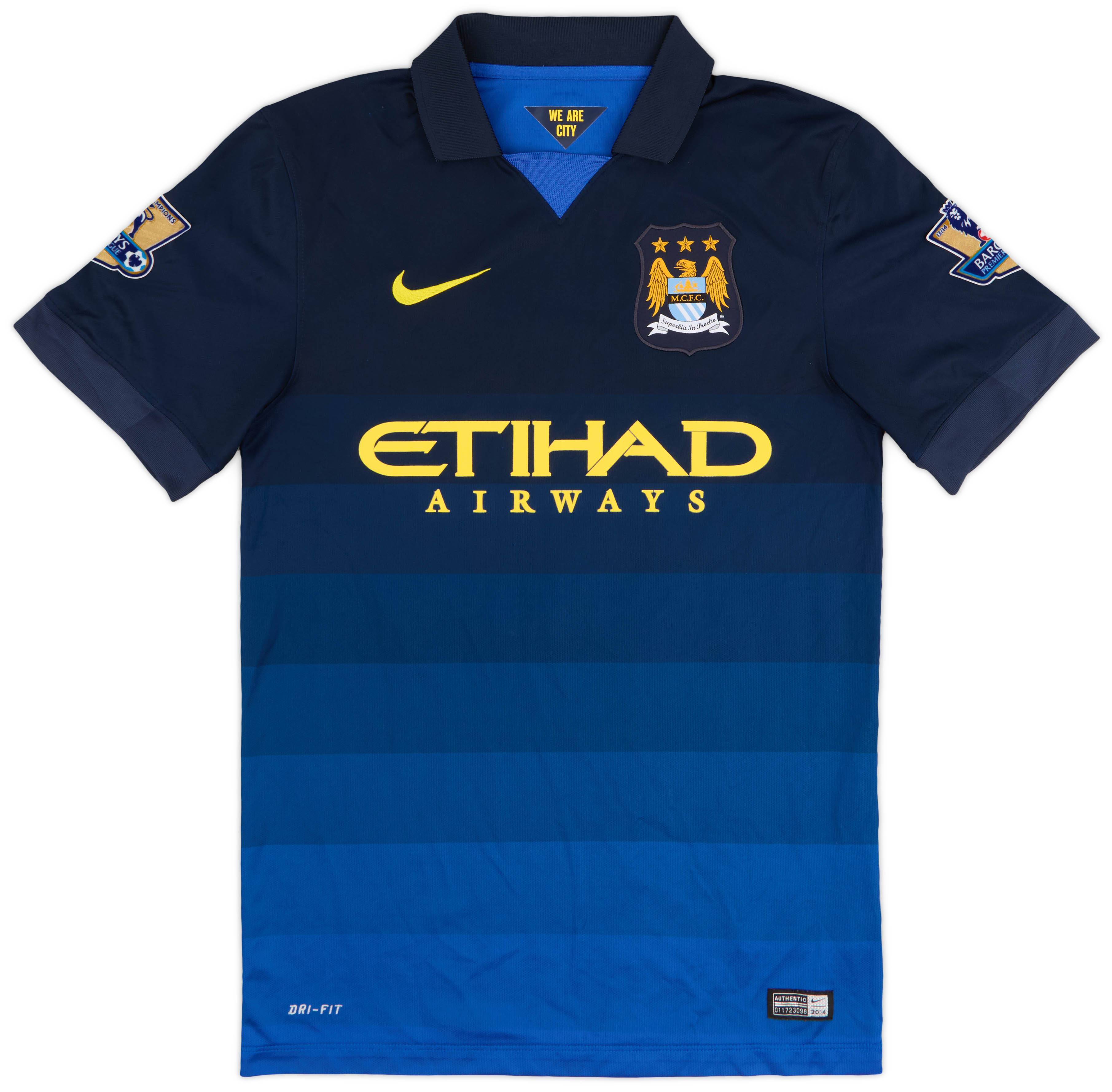 2014-15 Manchester City Away Shirt Toure Yaya #42 - 8/10 - (S)