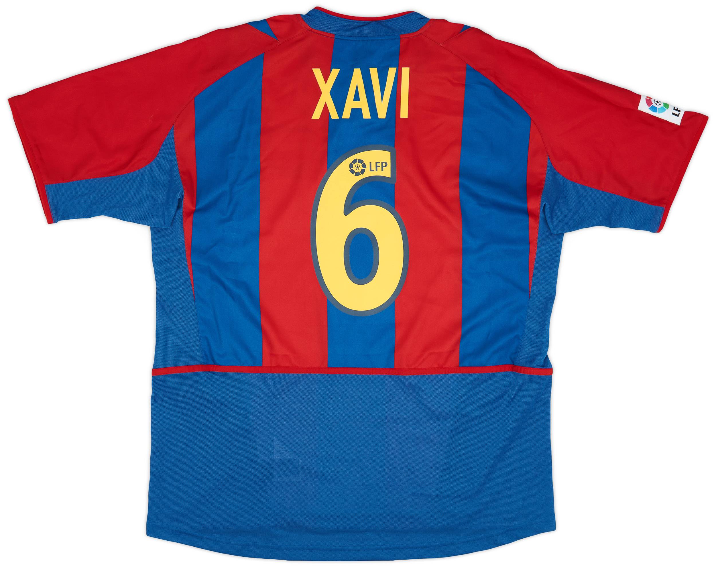 XAVI #6 MEN'S FC BARCELONA 2011/2012 SOCCER FOOTBALL SHIRT