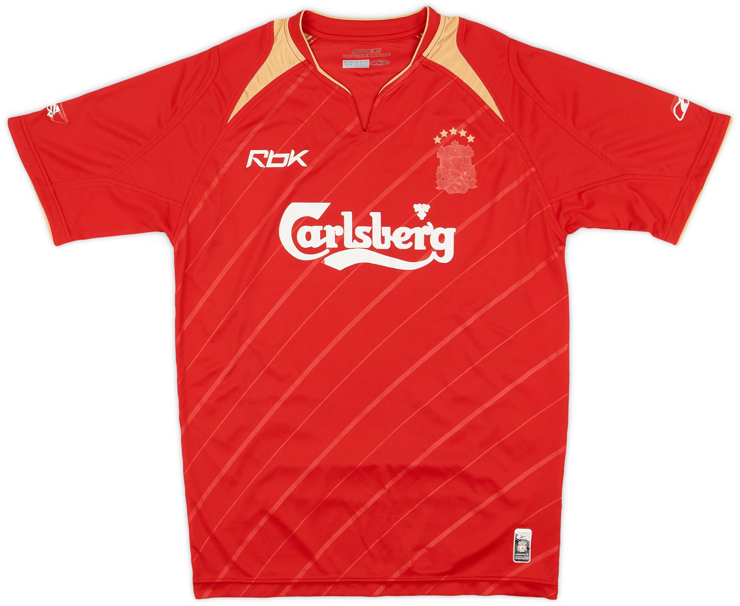 2005-06 Liverpool CL Home Shirt - 3/10 - (S)