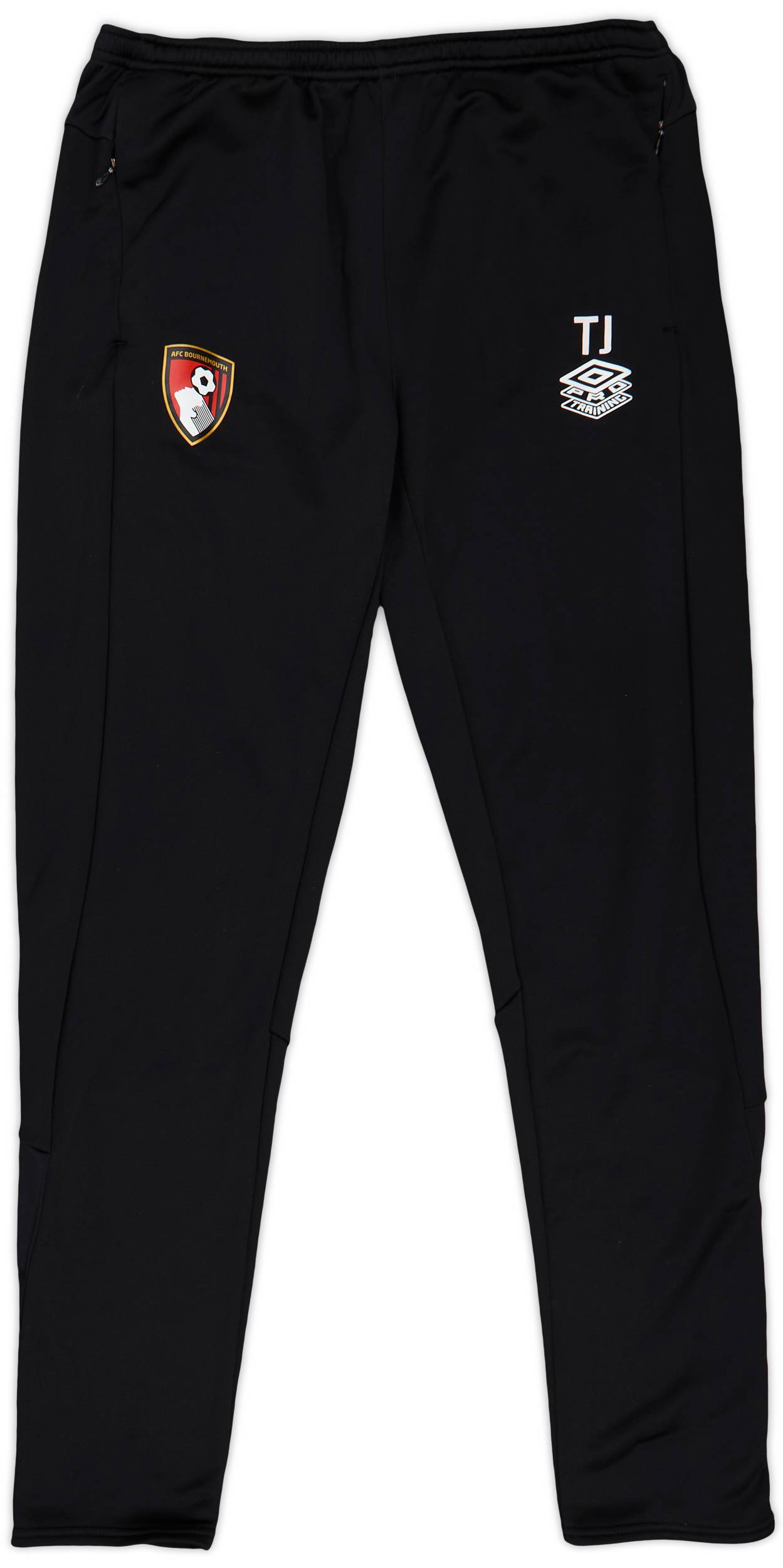 2017-18 Bournemouth Staff Issue Umbro Track Pants/Bottoms TJ - 7/10 - (L)