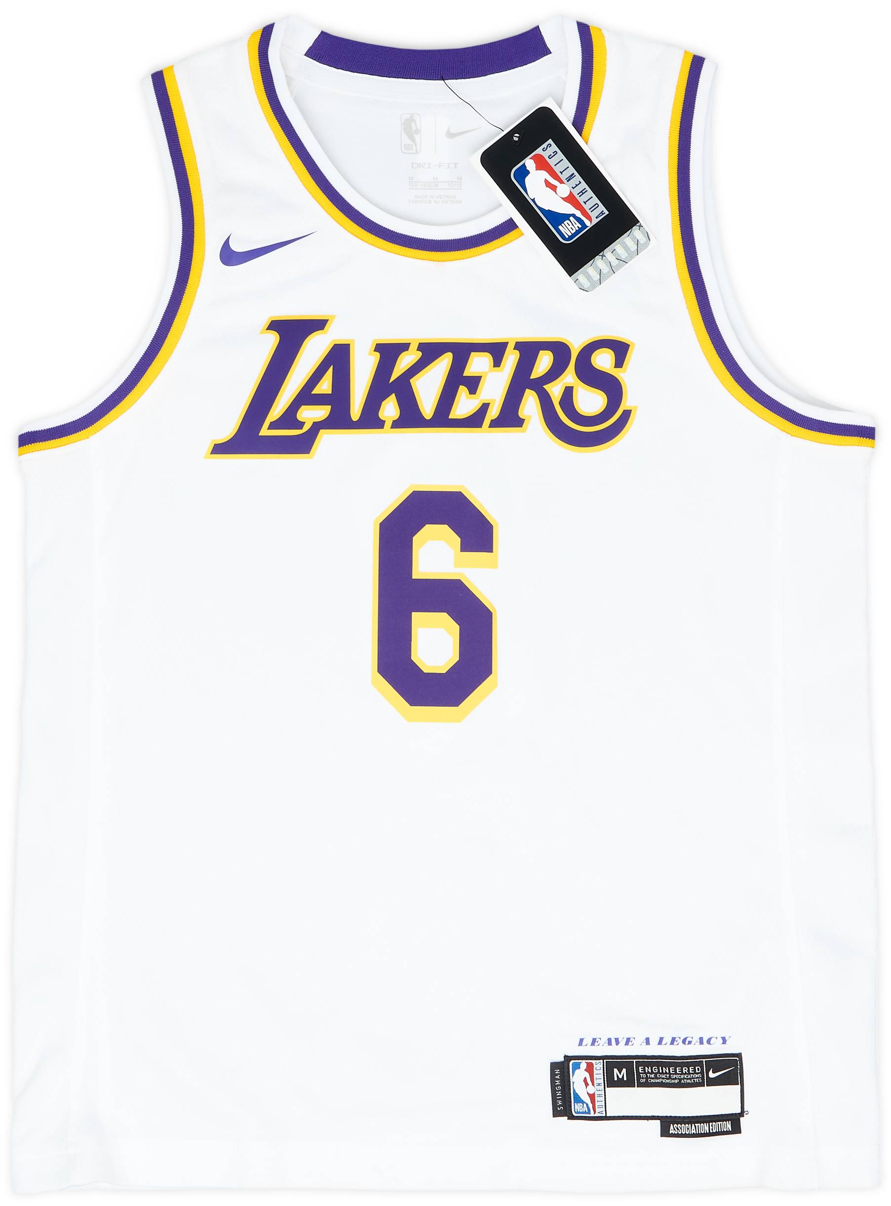 2021-23 LA Lakers James #6 Nike Swingman Home Jersey (M.Boys)