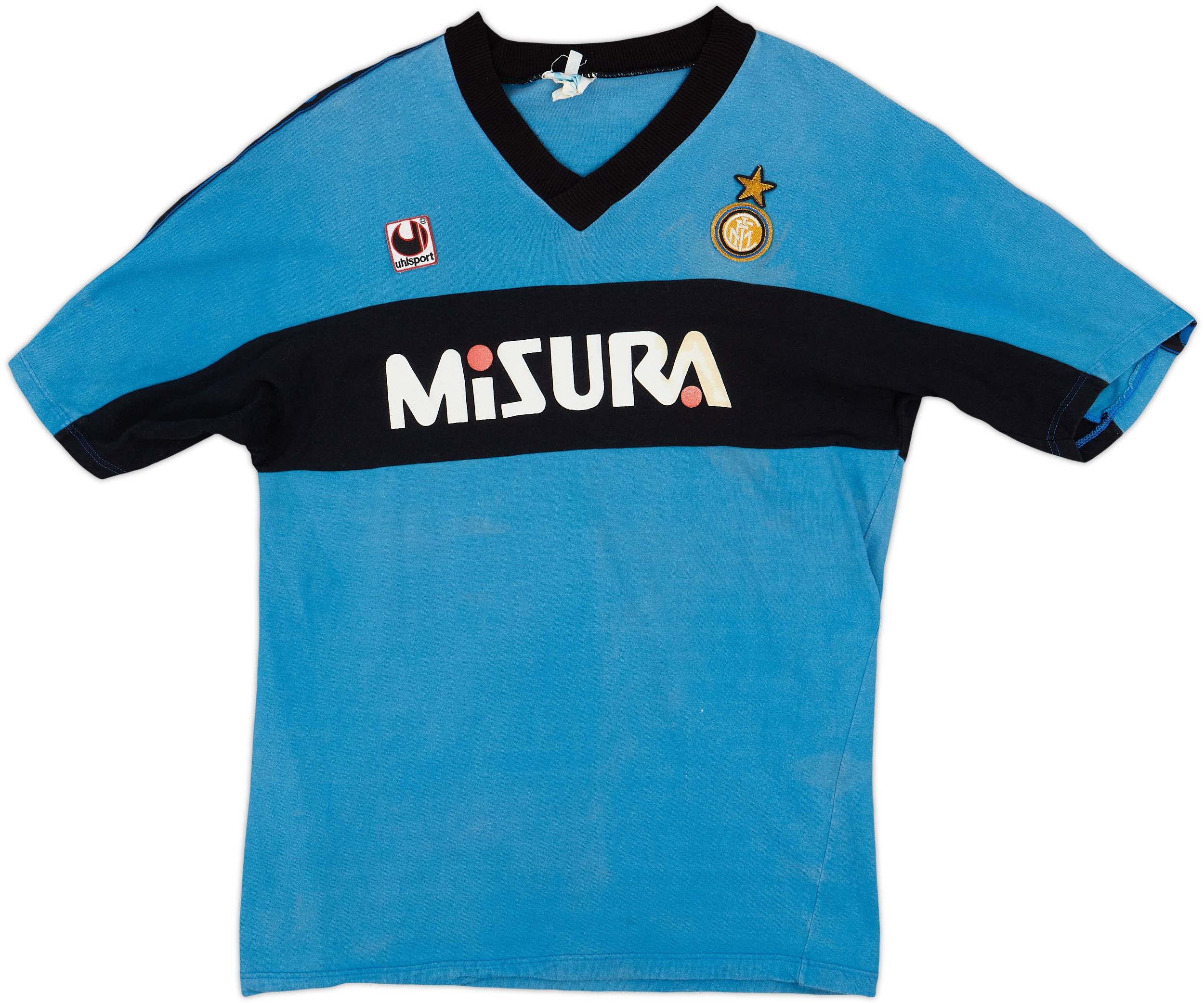 1990-91 Inter Milan Uhlsport Training Shirt - 7/10 - (XL)