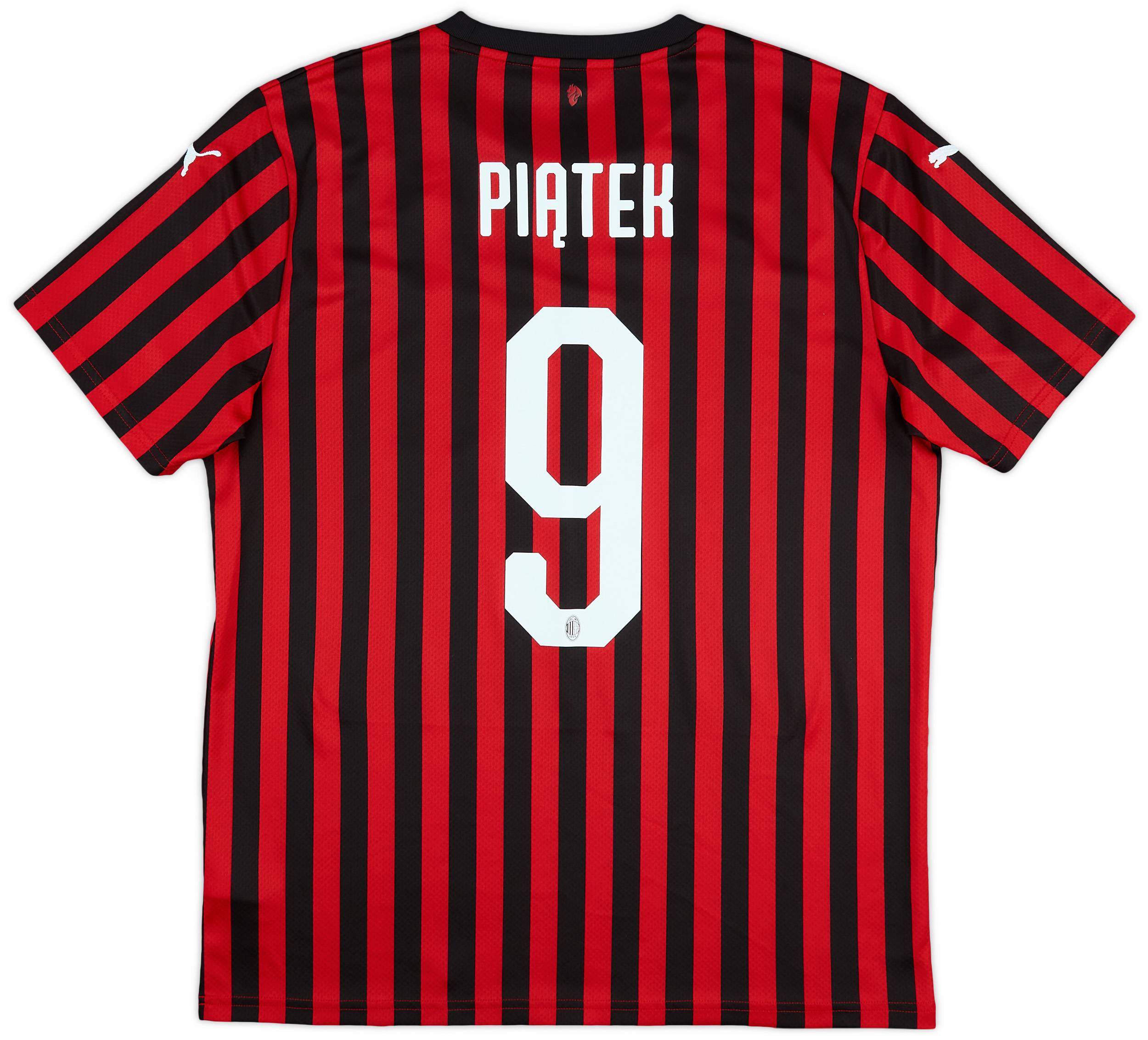 2019-20 AC Milan Home Shirt Piatek #9 6/10 (L)