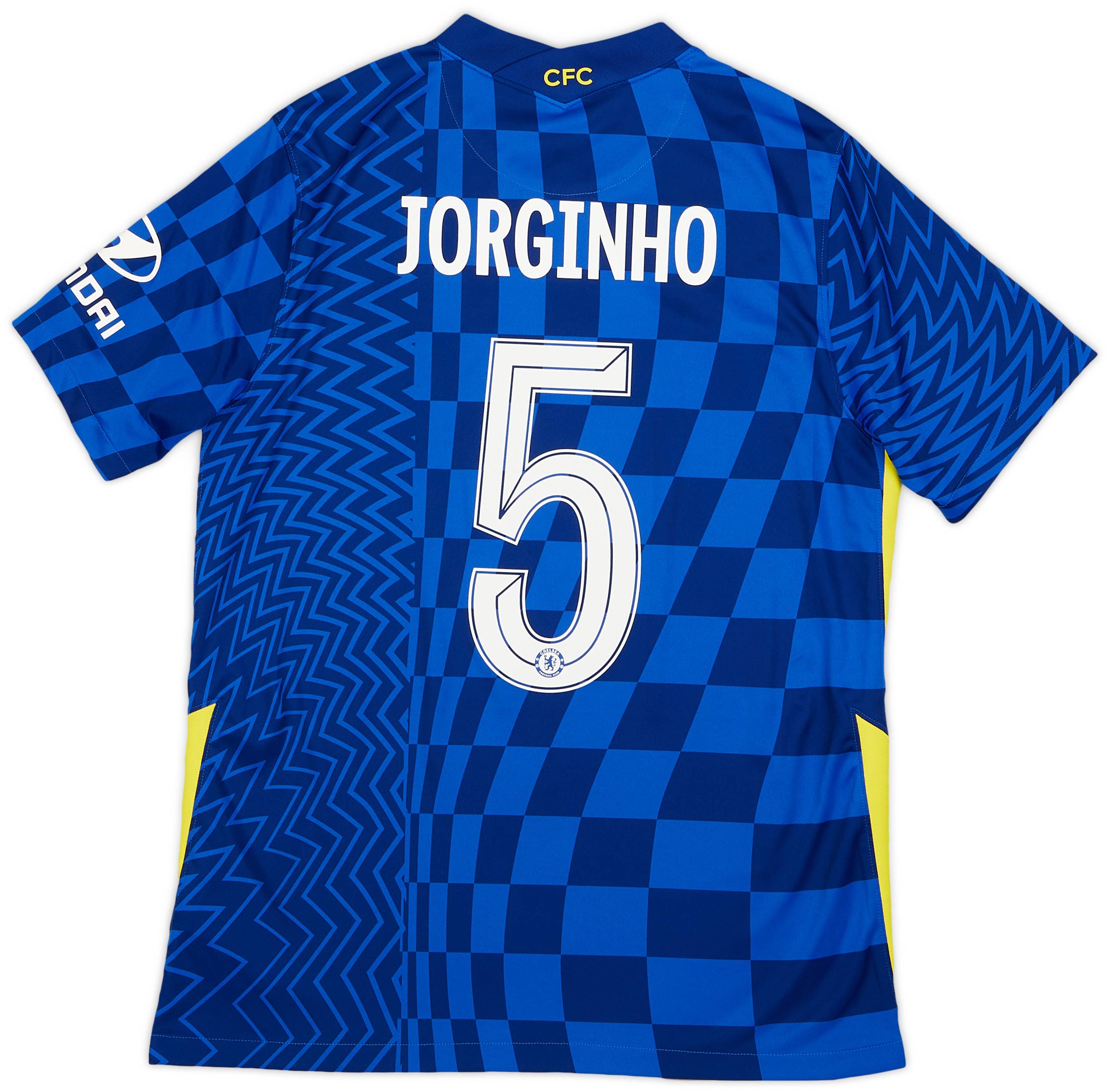 限定セールをすべて Jorginho Shirt Home Chelsea 2021-22 #5 (L) - 9/10 - ウェア