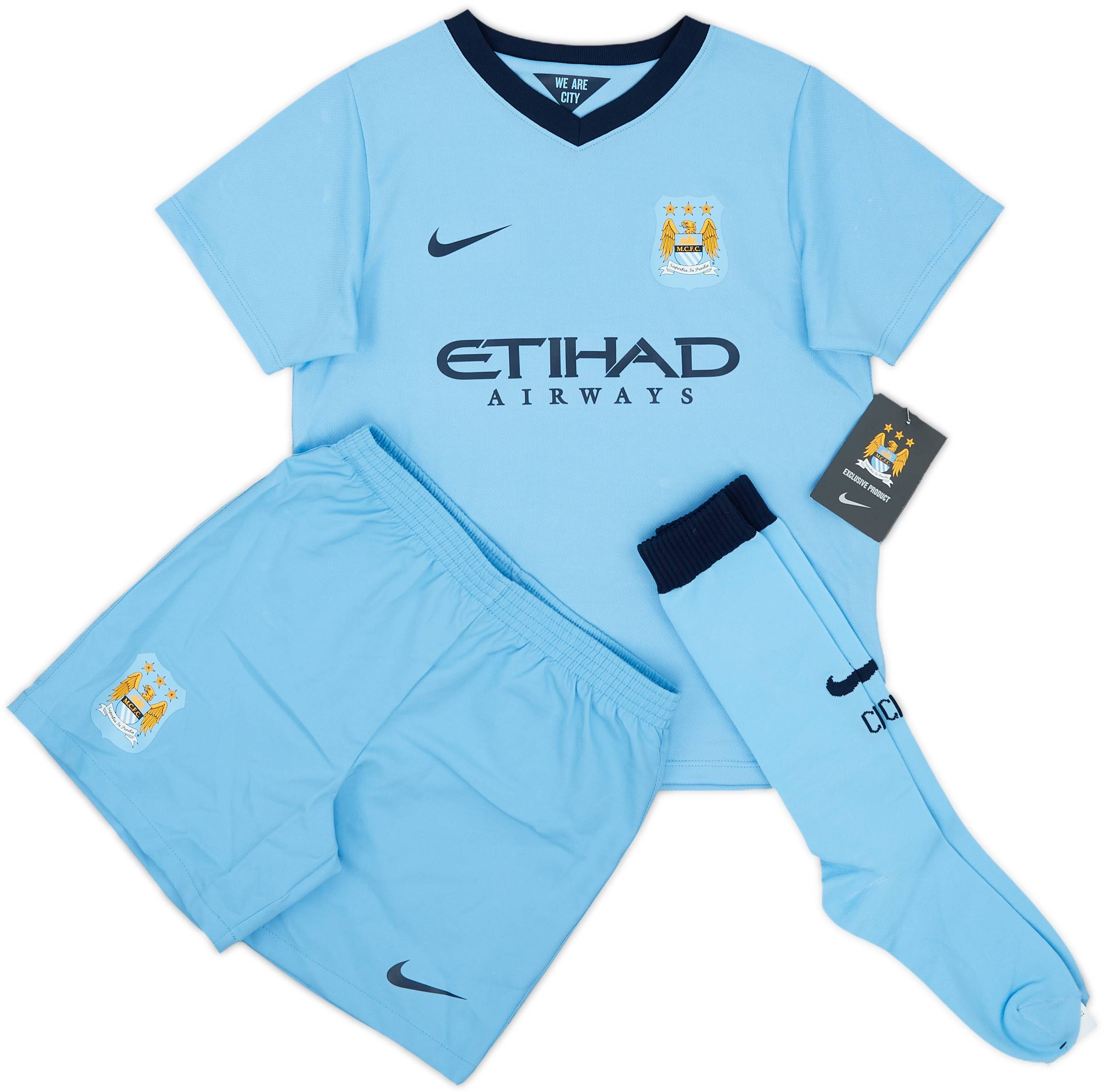 2014-15 Manchester City Home Full Kit (5-6 Years)