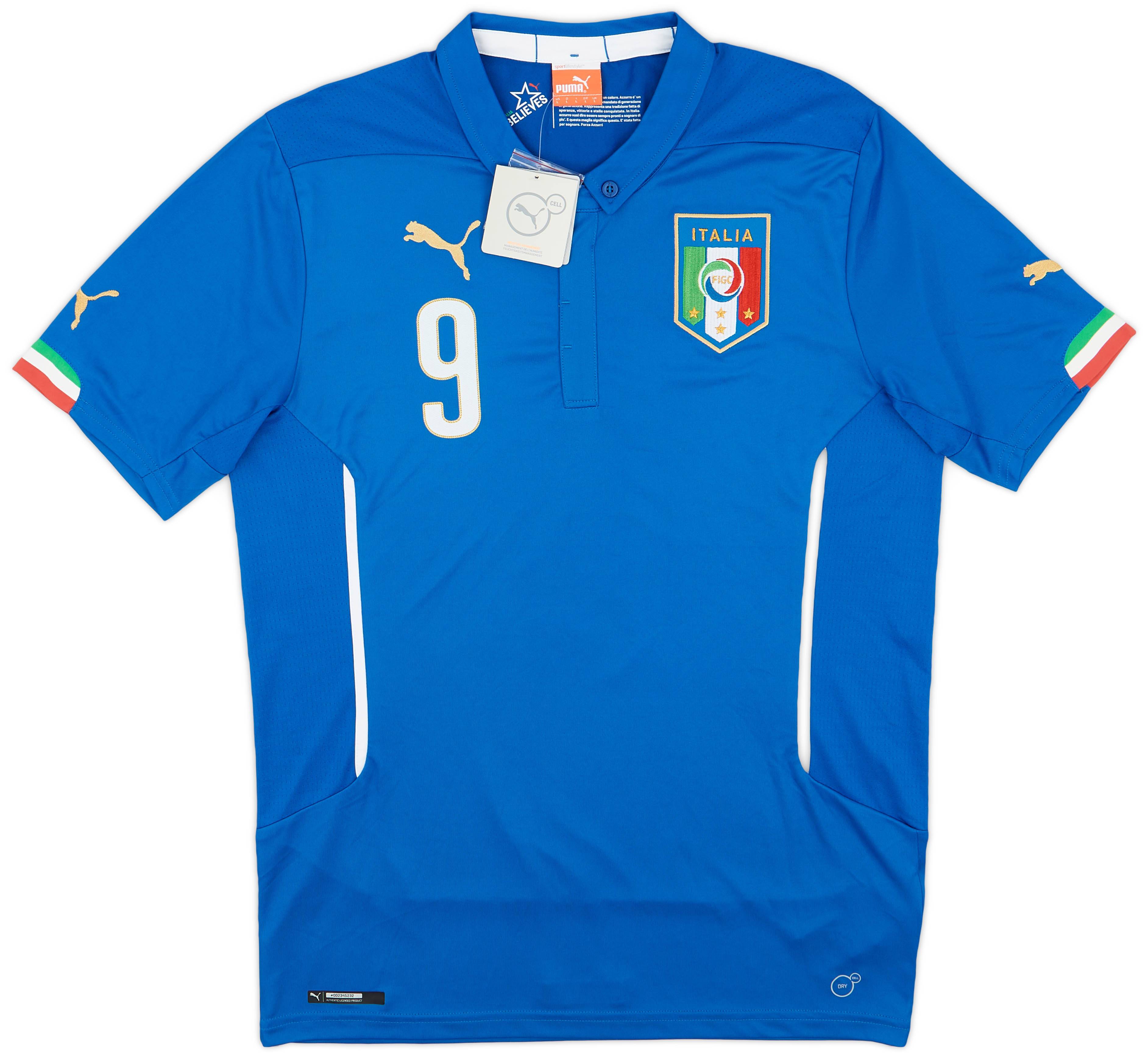 【稀少】イタリア代表 Hユニフォーム バロテッリ Balotelli #9 稀少】イタリア代表 Hユニフォーム バロテッリ Balotelli #9