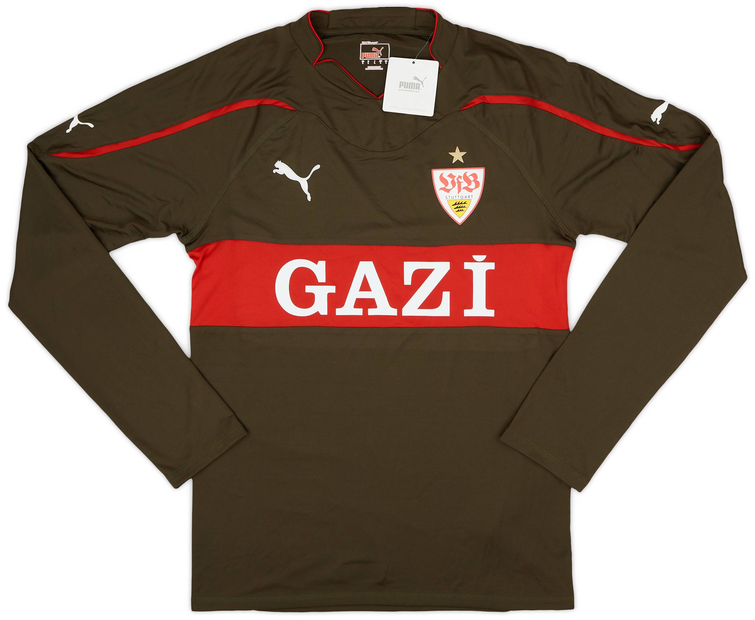 2010-11 Stuttgart Player Issue Third L/S Shirt (L)