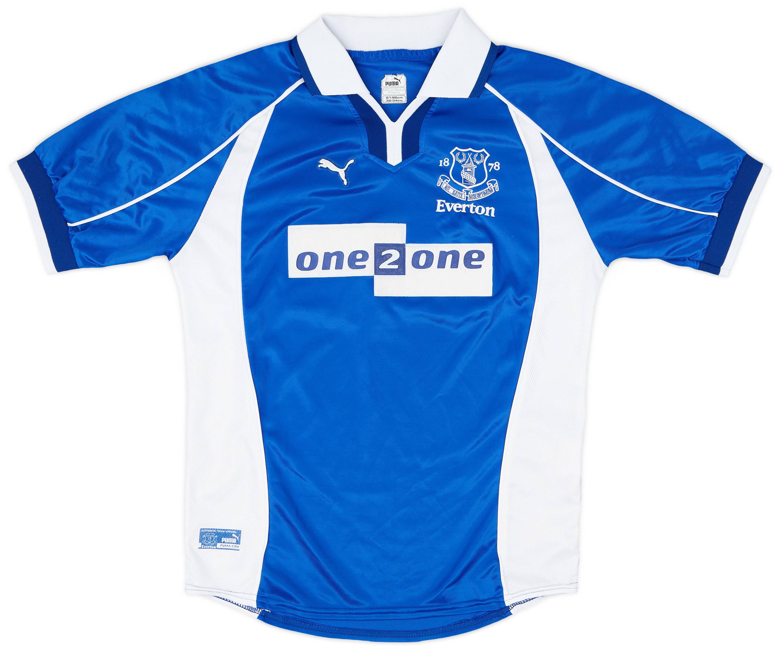 2000-02 Everton Home Shirt - 6/10 - (XS)