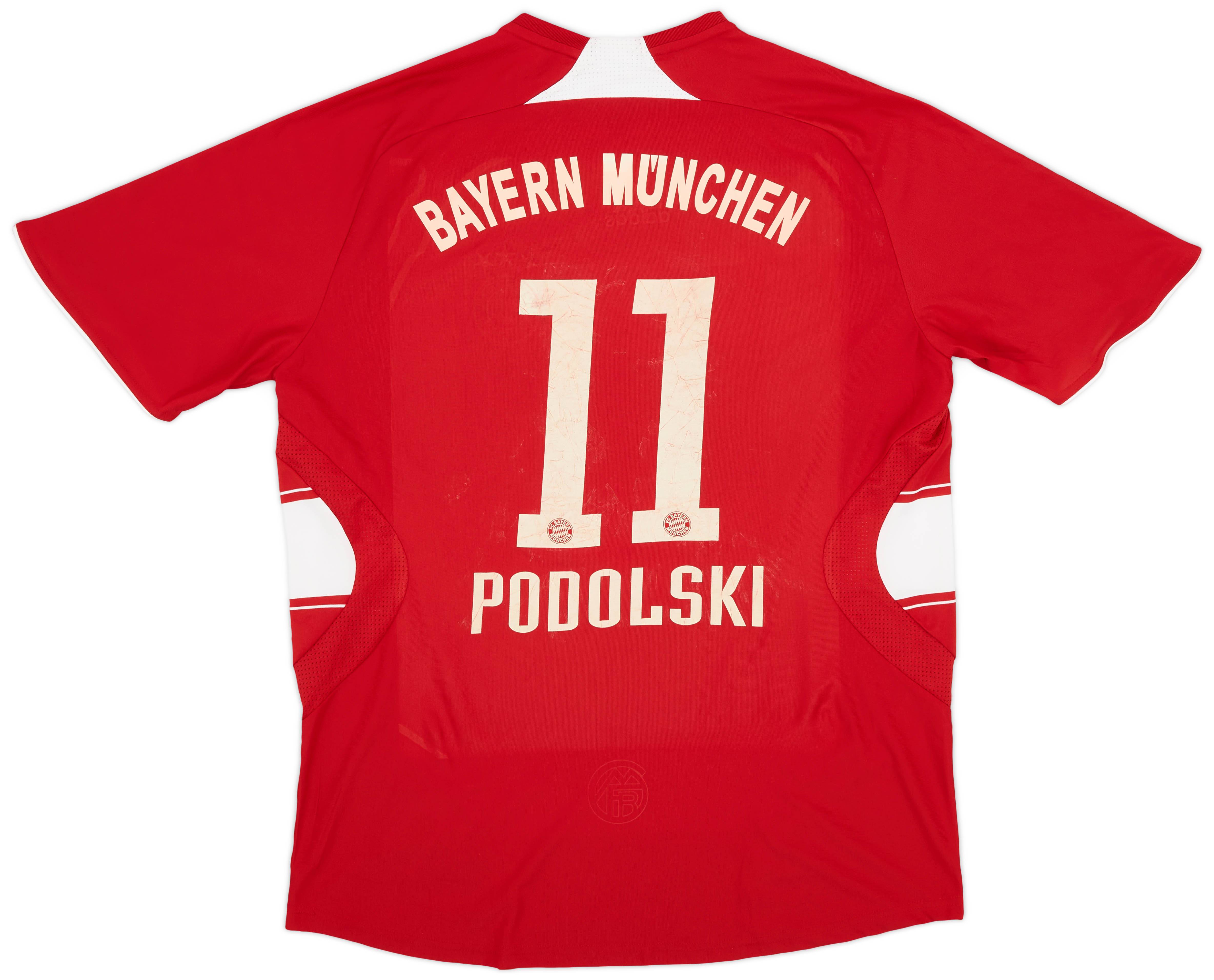 2007-08 Bayern Munich Home Shirt Podolski #11 - 5/10 - (L)
