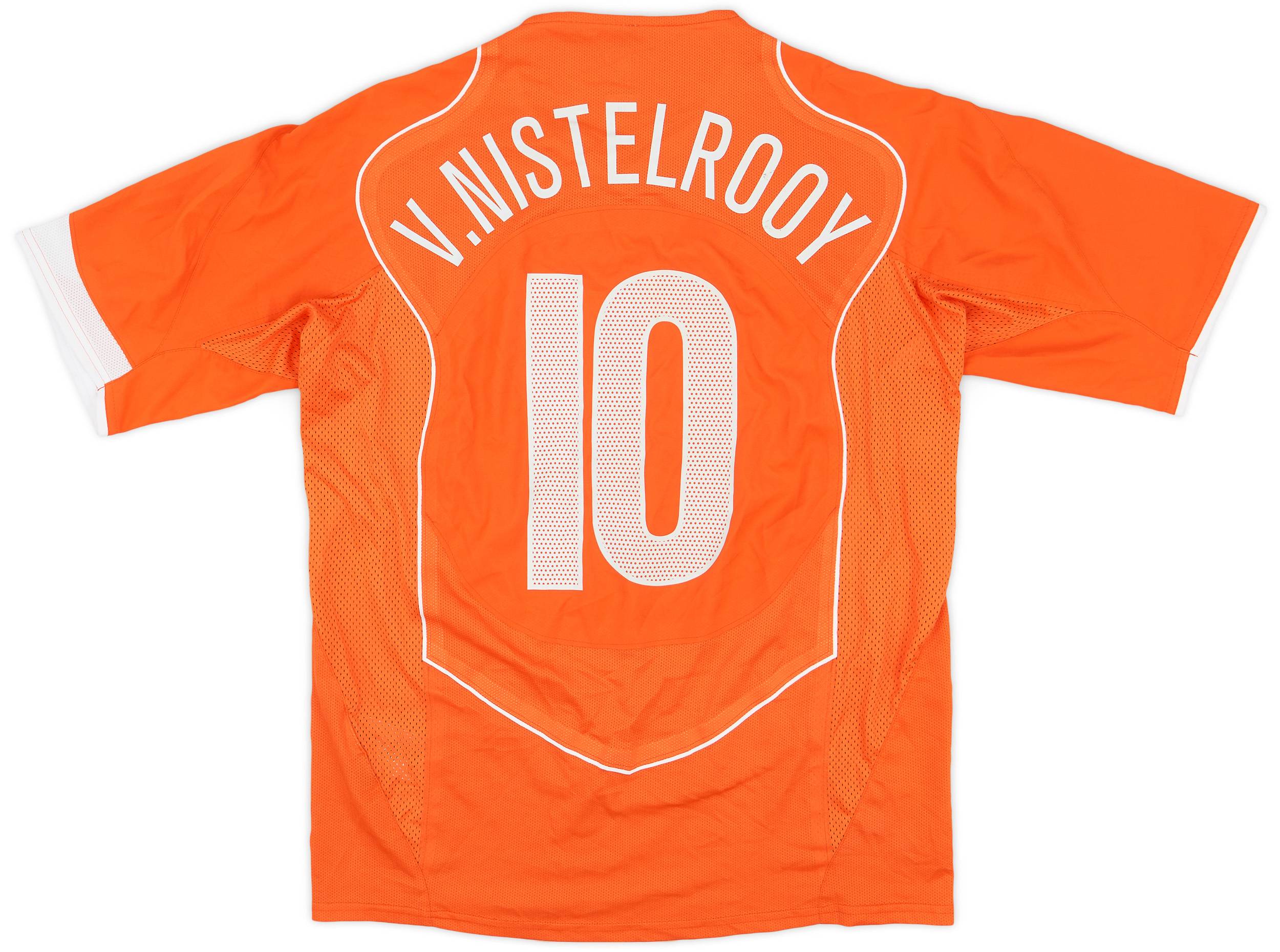 2004-06 Netherlands Limited Edition Player Issue Home Shirt V.Nistelrooy #10 - 8/10 - (L)