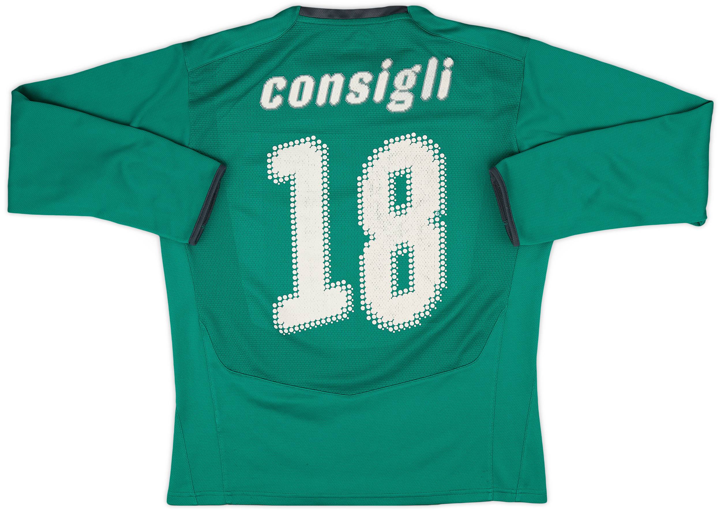 2008 Italy Olympics Match Issue GK Shirt Consigli #18