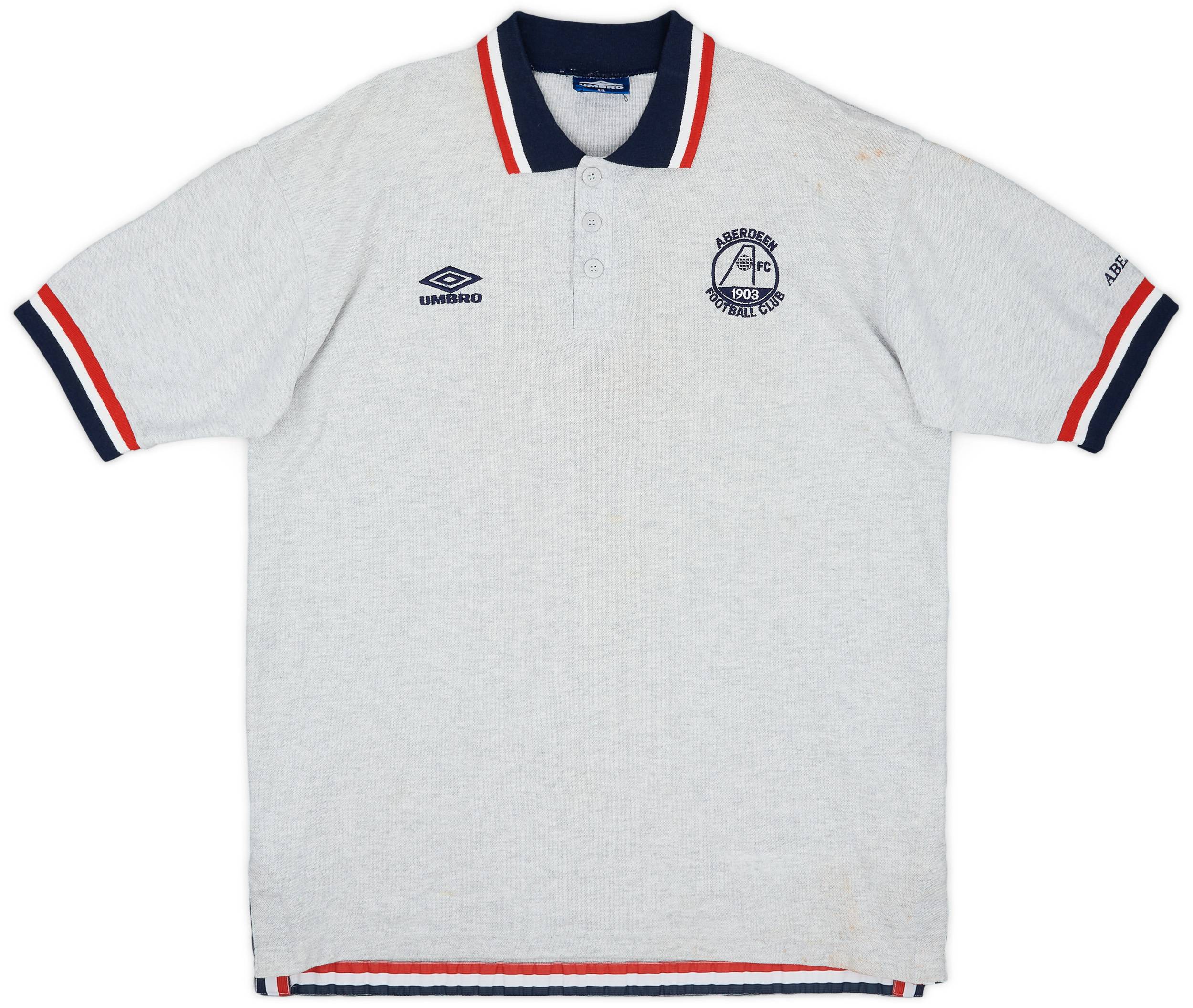1998-99 Aberdeen Umbro Polo Shirt - 6/10 - (XXL)