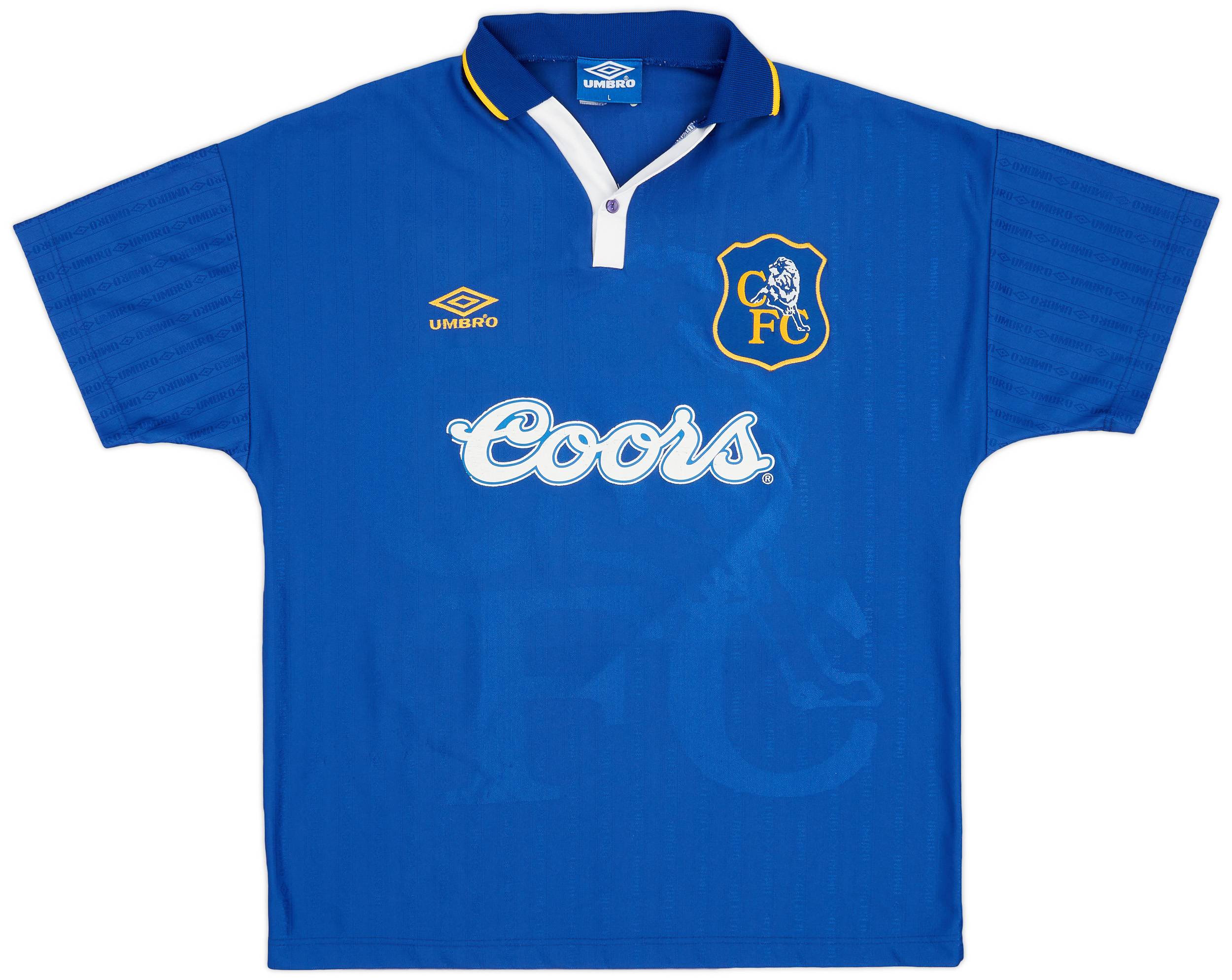 1995 97 Chelsea Home Shirt Gullit 4 8 10 L