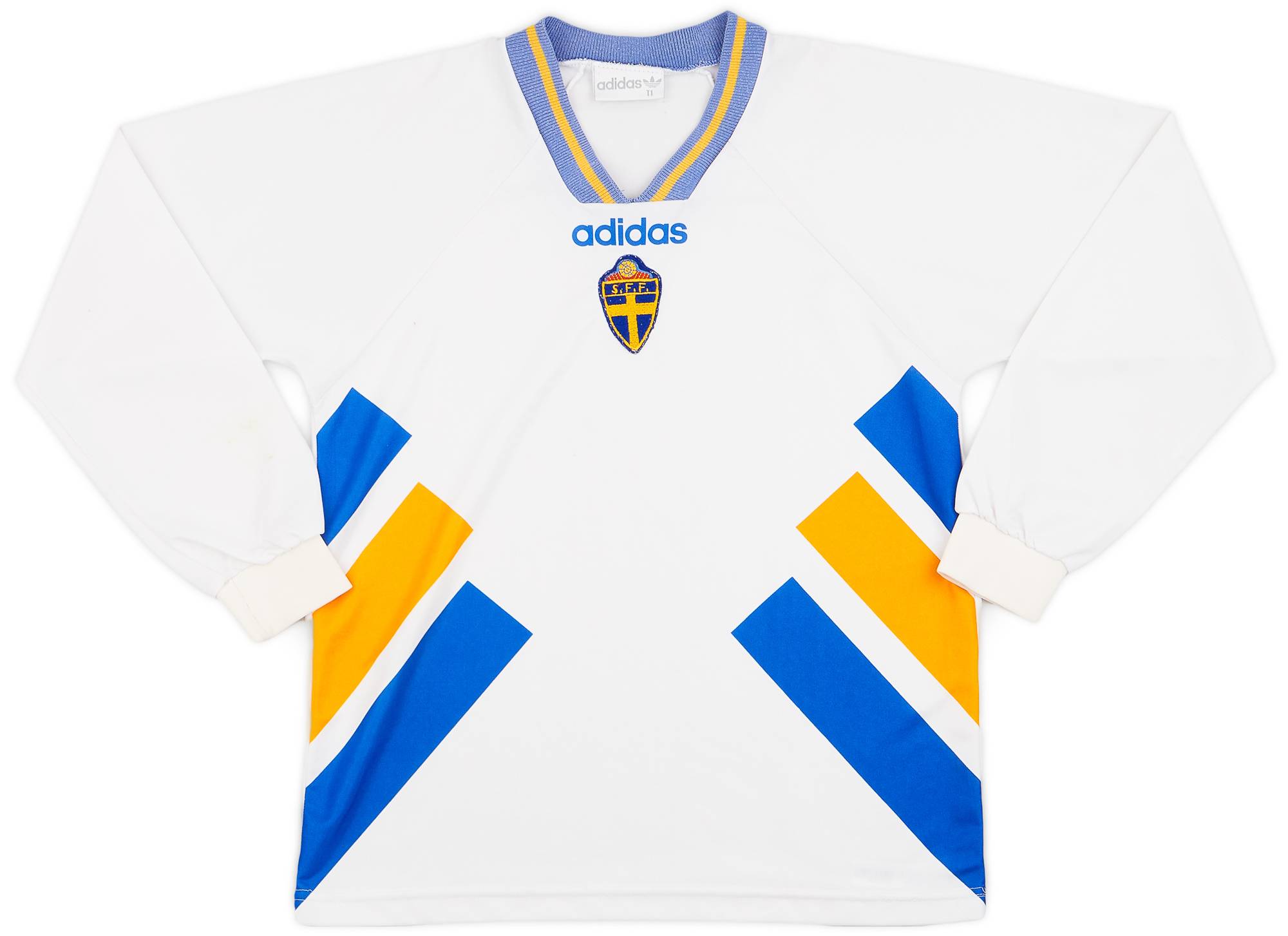 1994-96 Sweden Away L/S Shirt - 7/10 - (M)