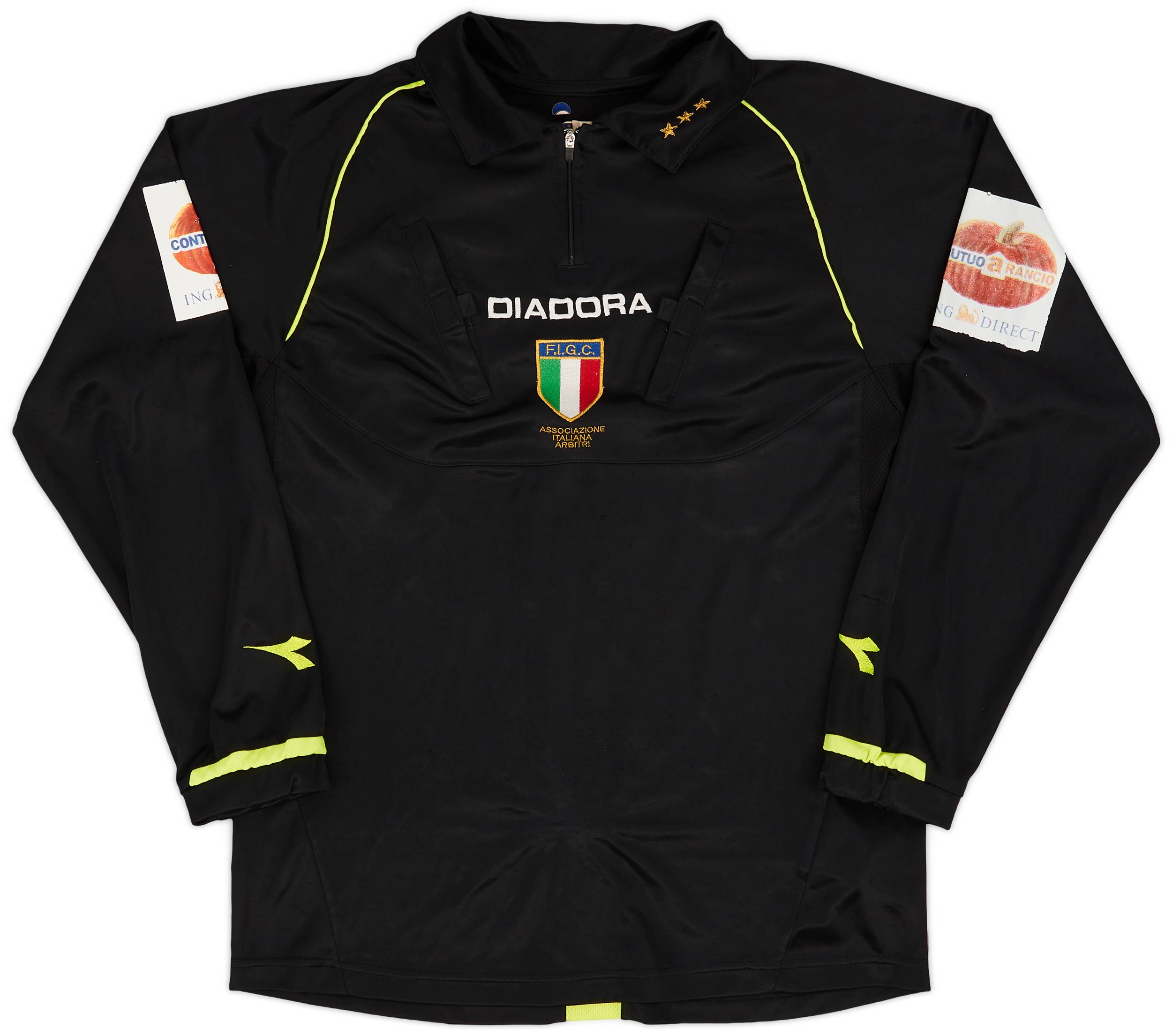 2000s Italy Diadora Referee L/S Shirt - 8/10 - (M)