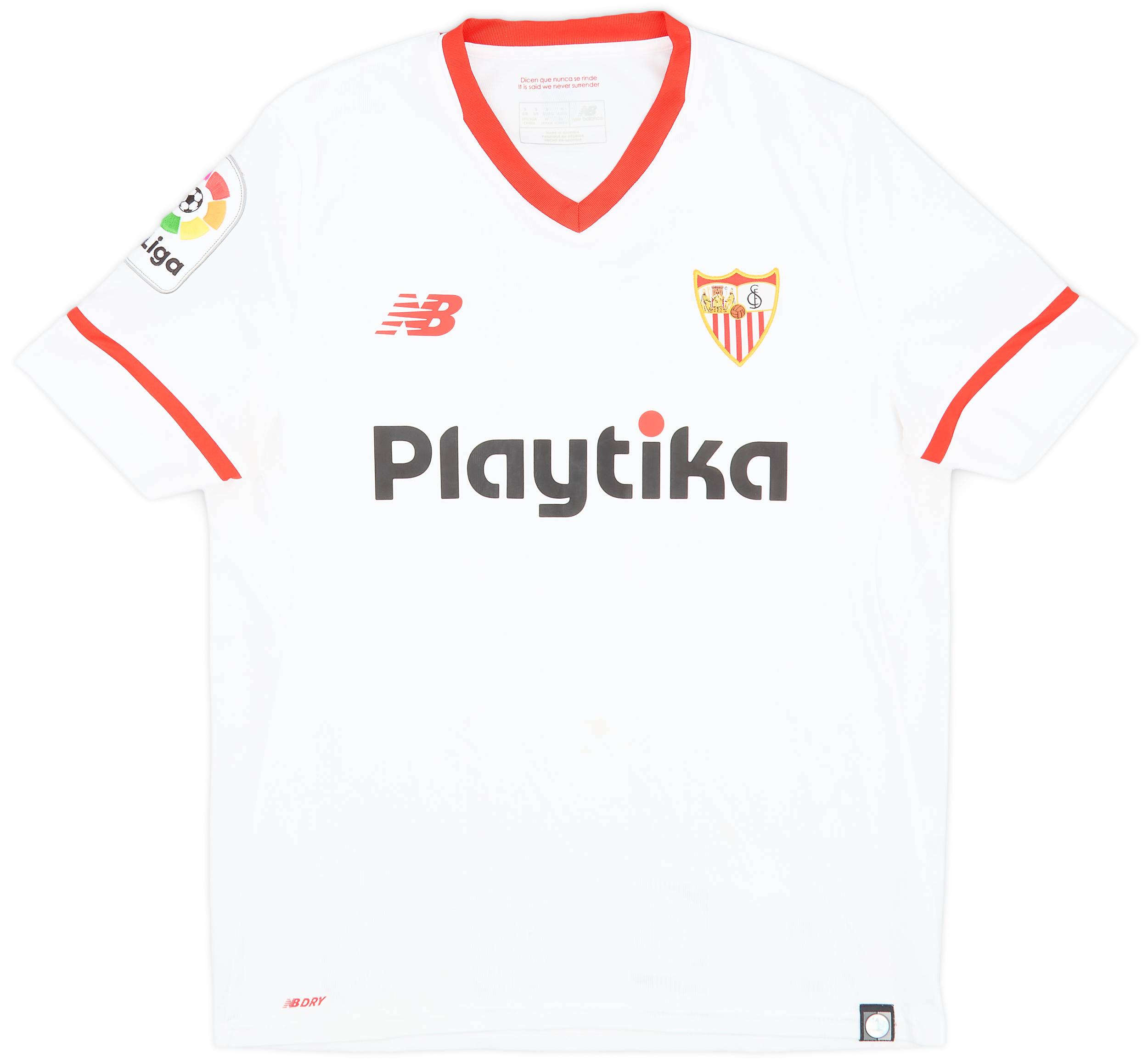 2017 18 Sevilla Home Shirt 10 7 10 S
