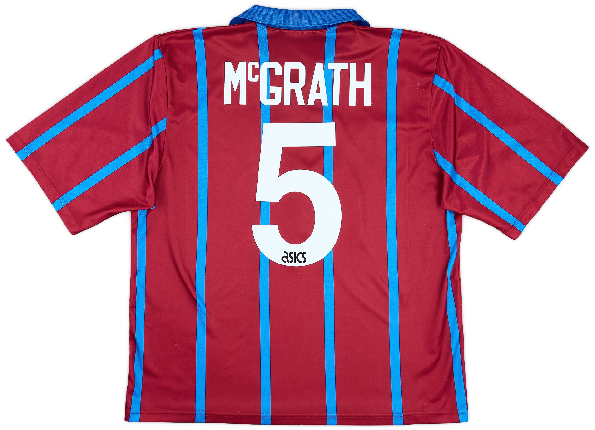 1993-95 Aston Villa Home Shirt McGrath #5 - 7/10 - (XL)