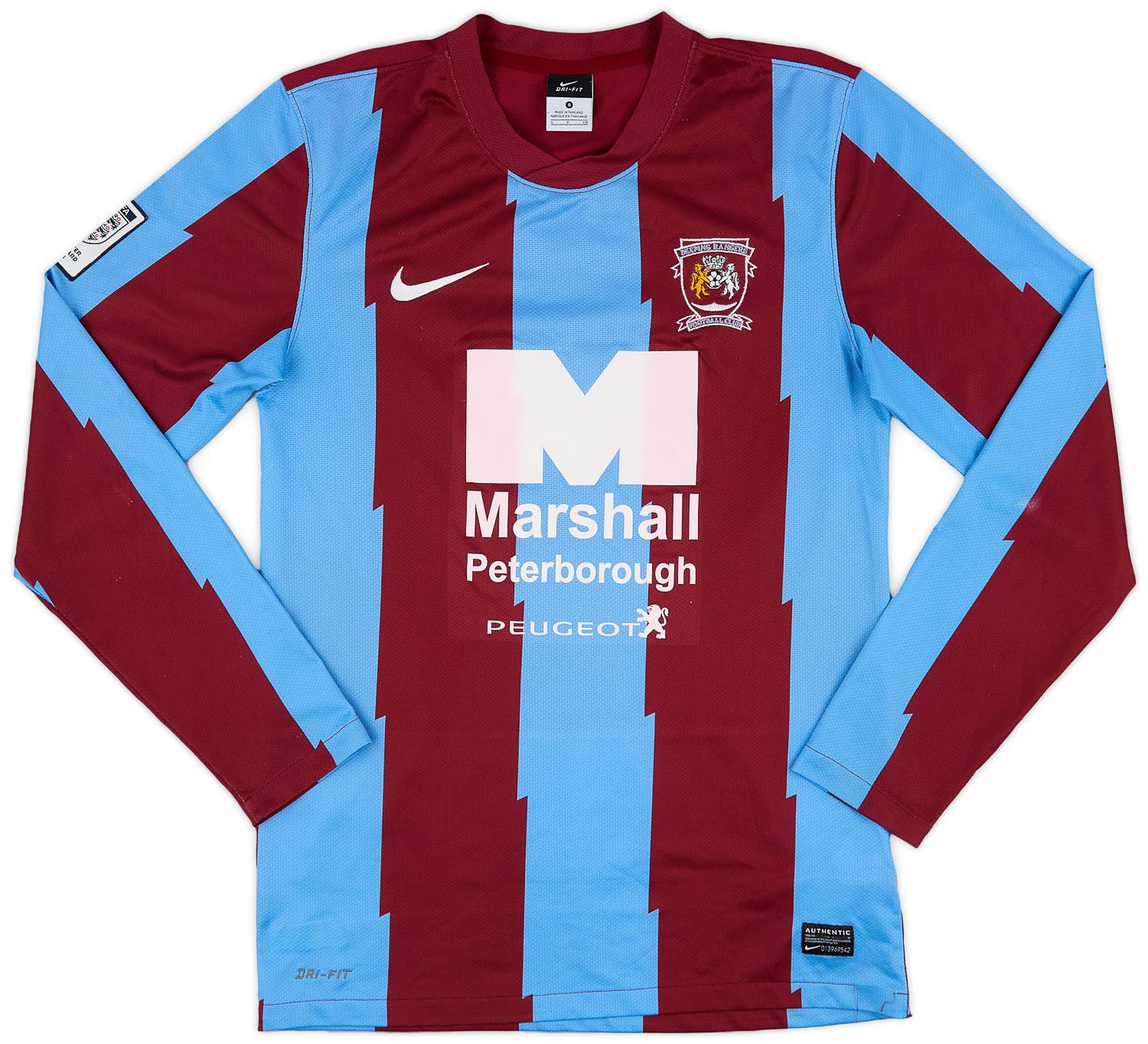 2011-12 Deeping Rangers Home L/S Shirt #9 - 8/10 - (S)