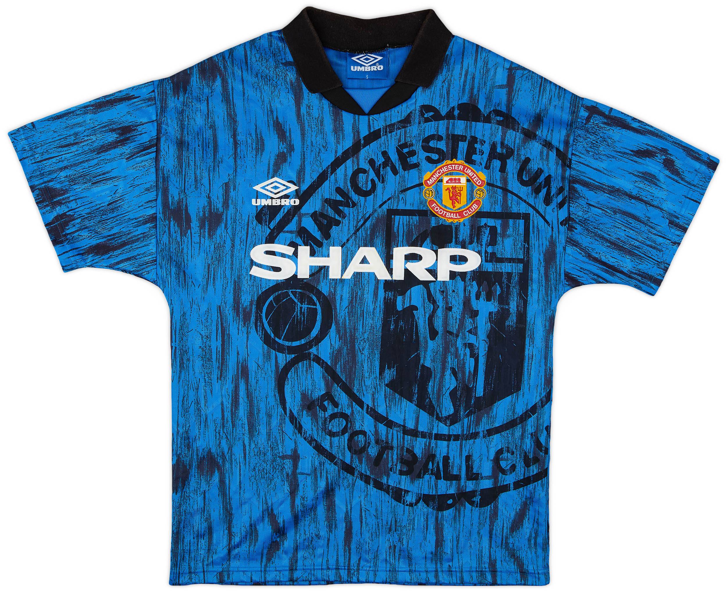 1992-93 Manchester United Away Shirt - 9/10 - (S)