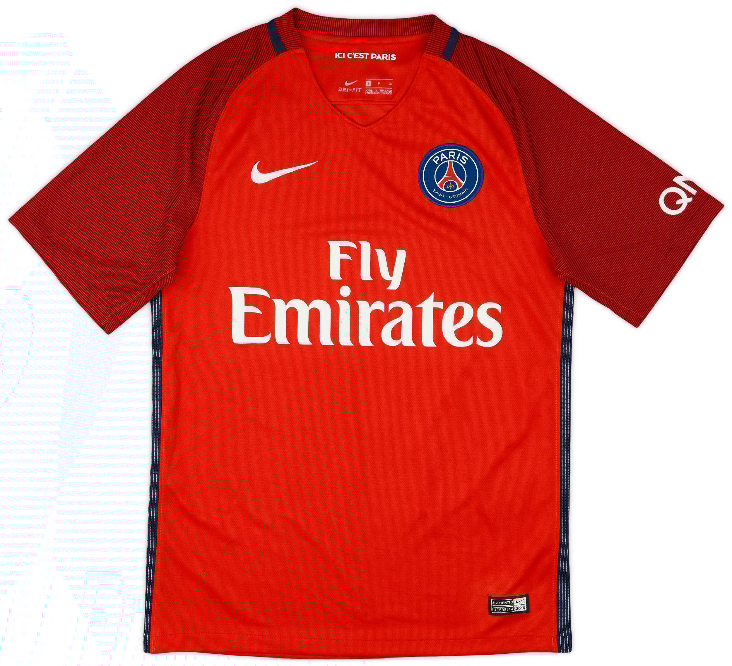 2016-17 Paris Saint-Germain Away Shirt - 9/10 - (S)