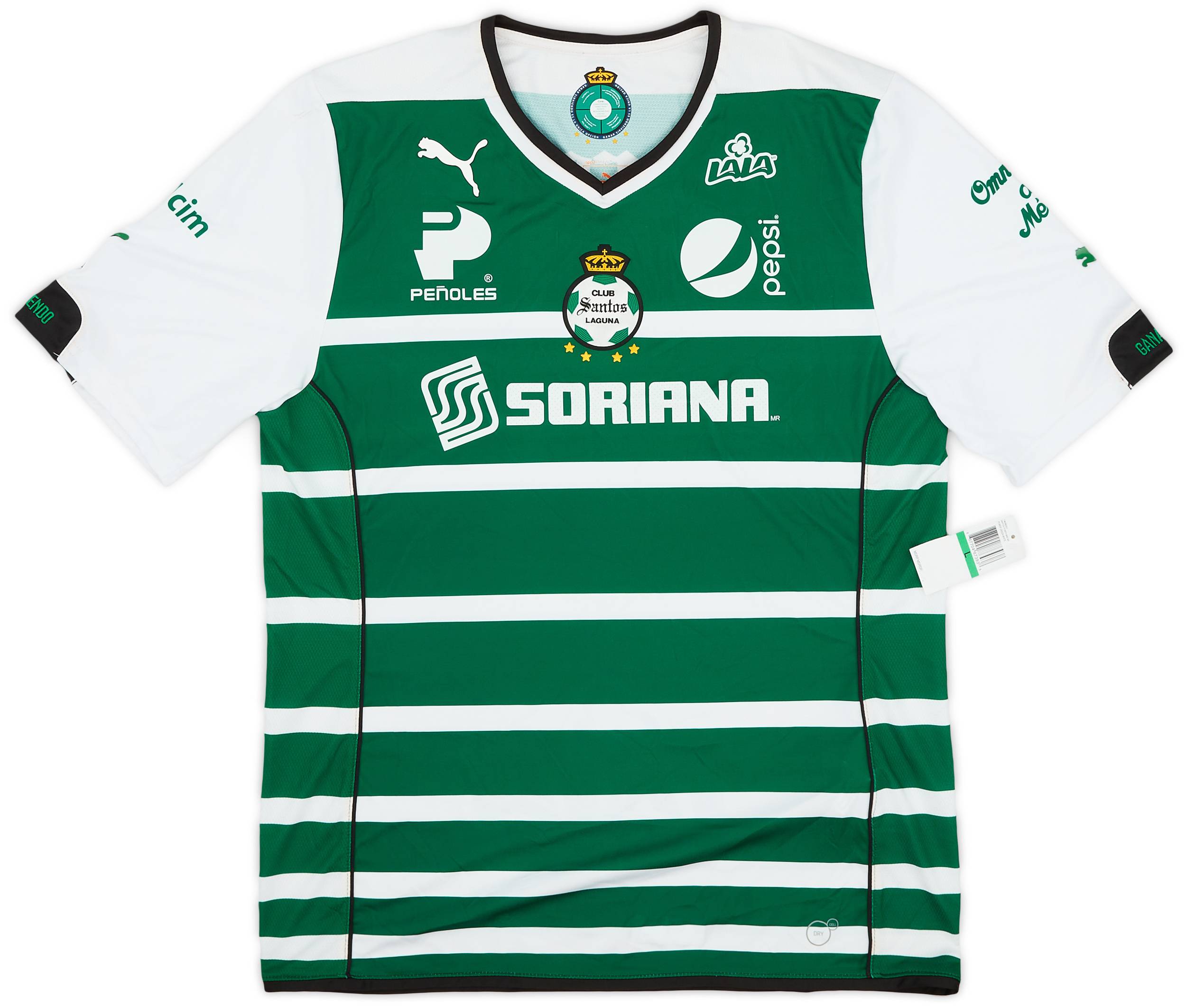 2014-15 Santos Laguna Home Shirt - 10/10 - (L)