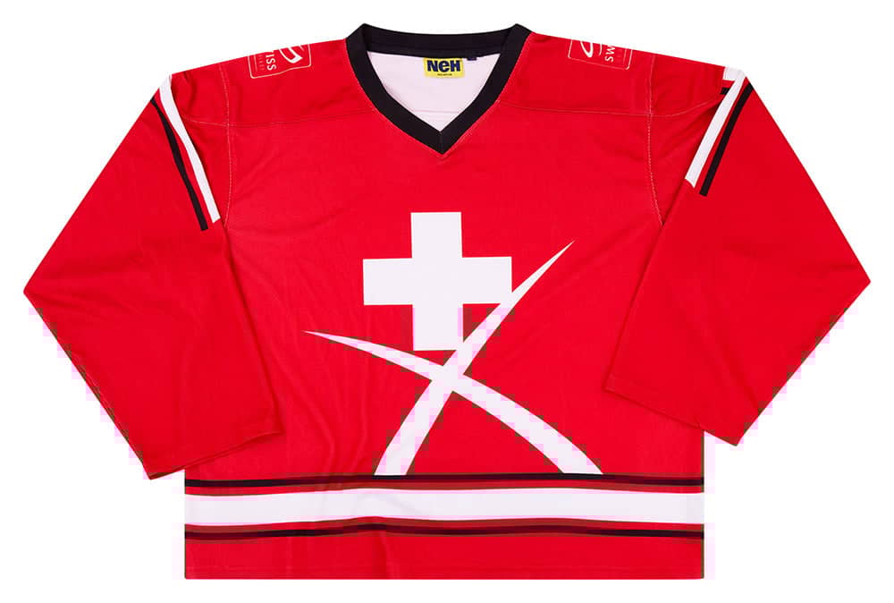2000s Switzerland National Hockey Team Neh Jersey (Home) L/XL
