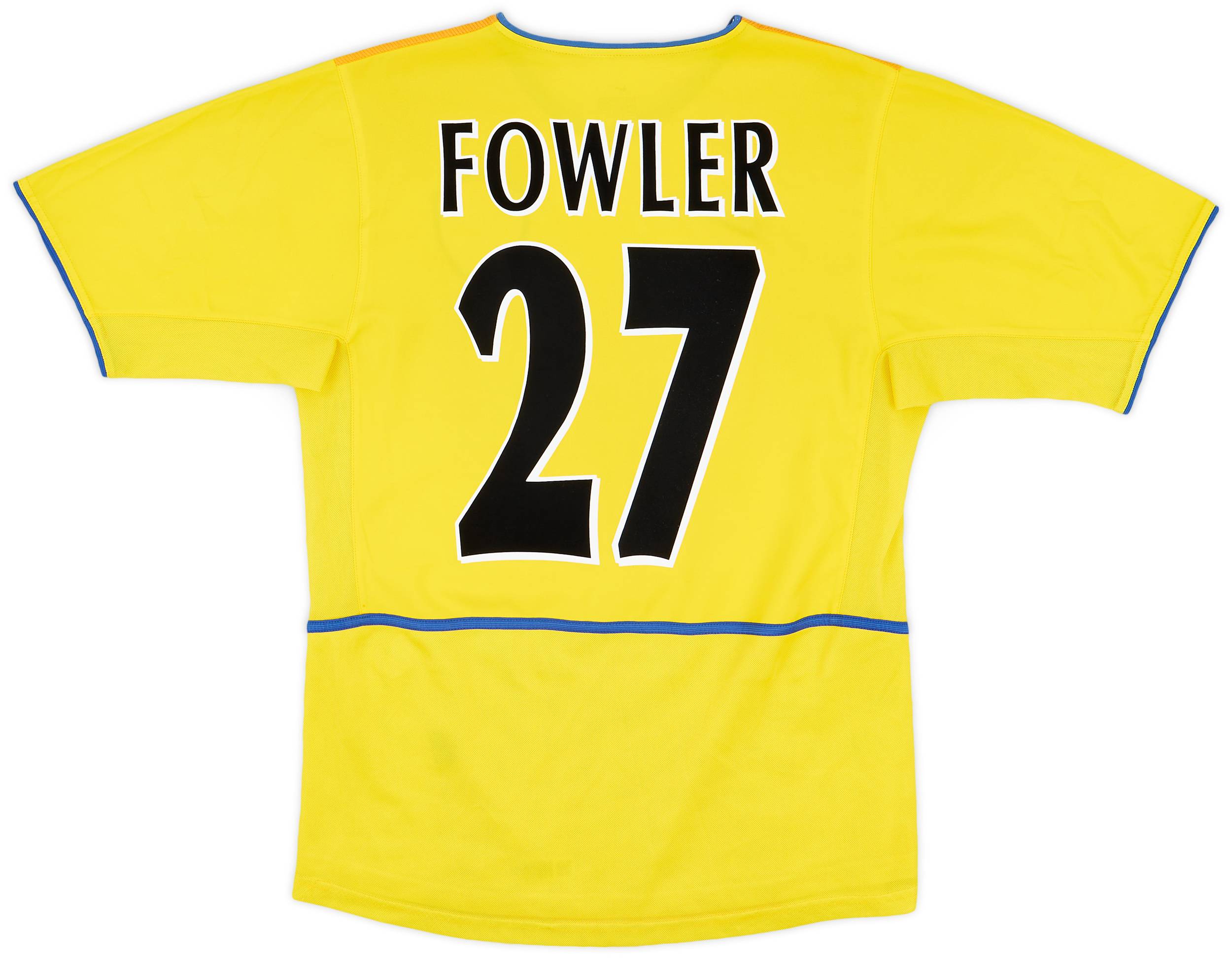 2002-03 Leeds United Away Shirt Fowler #27 - 7/10 - (S)