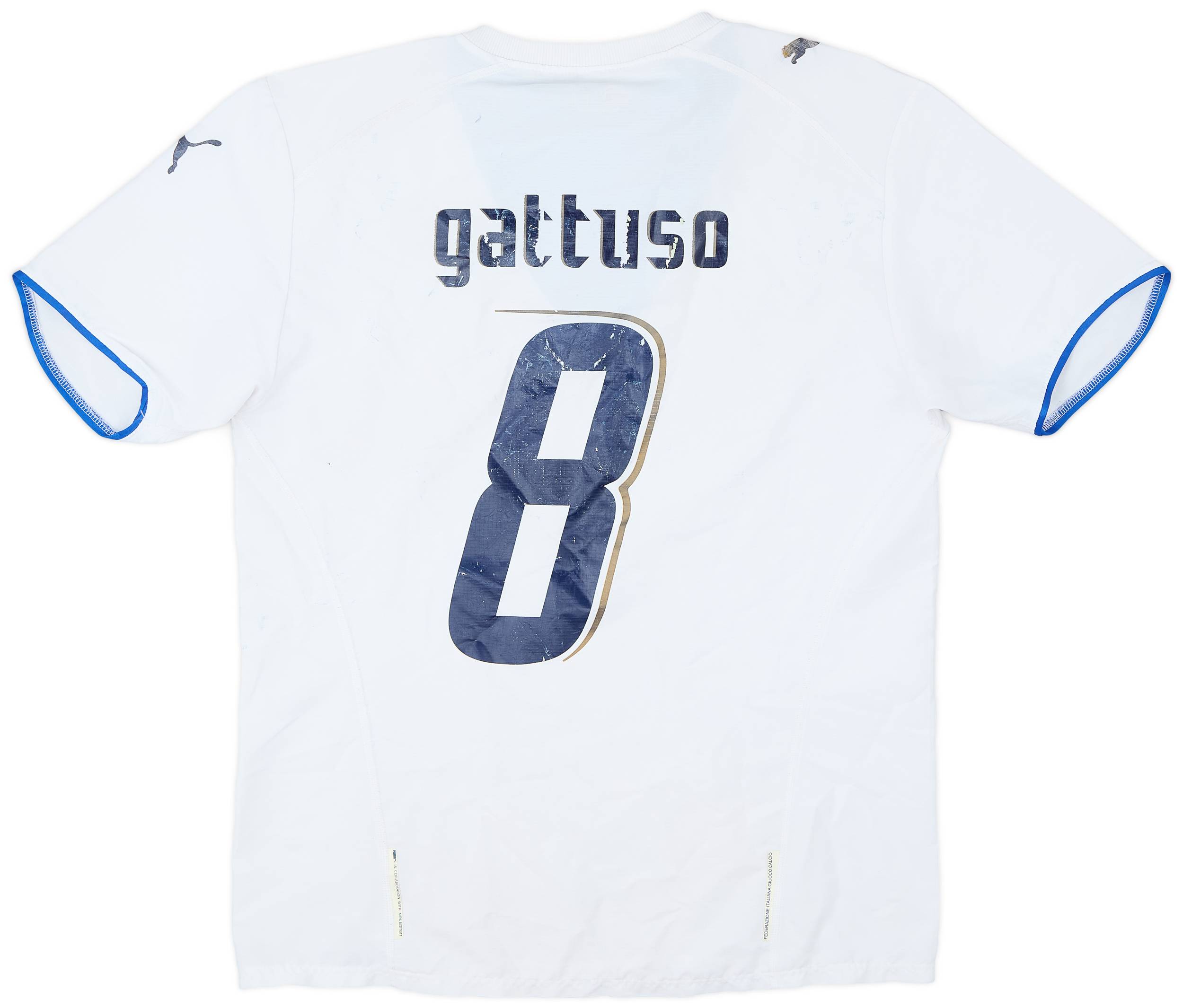 GATTUSO ITALY EURO CUP 2008 UNIQUE ORIGINAL PLAYERS PUMA