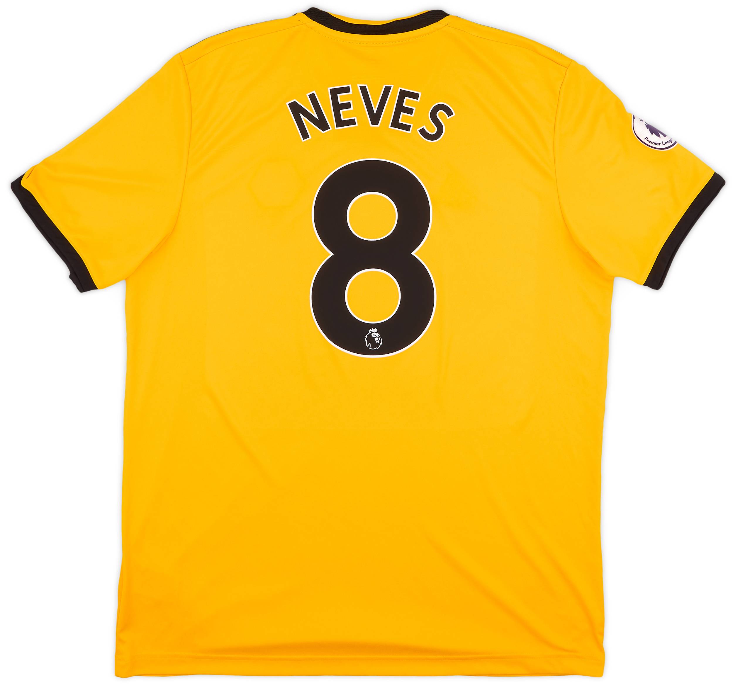 2018-19 Wolves Home Shirt Neves #8 - 9/10 - (XL)