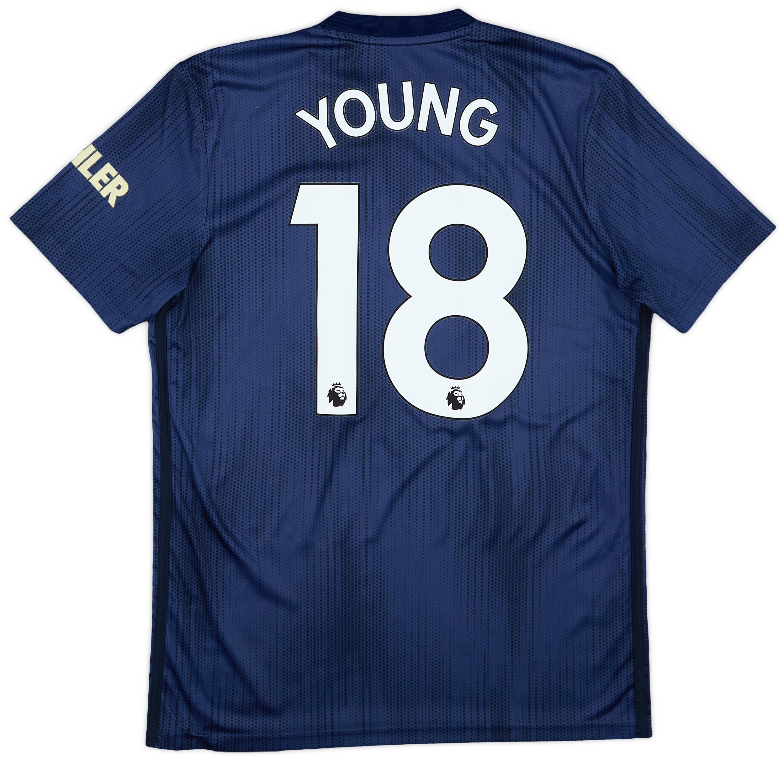 2018-19 Manchester United Third Shirt Young #18 - 6/10 - (M)
