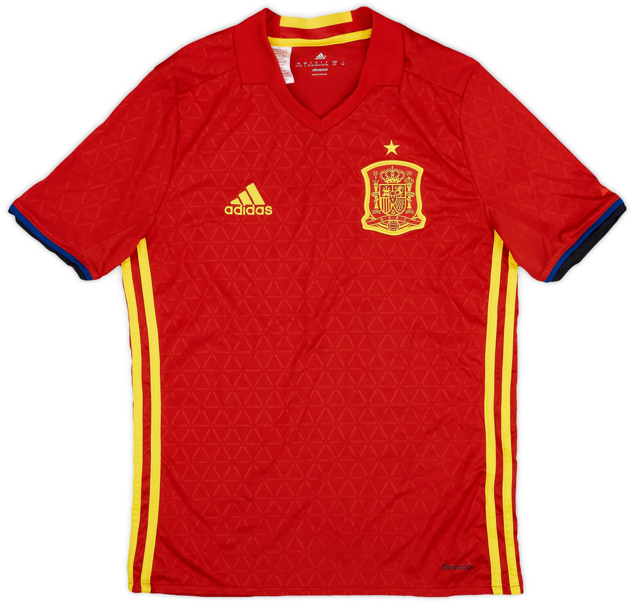 2016-17 Spain Home Shirt - 9/10 - (L.Boys)
