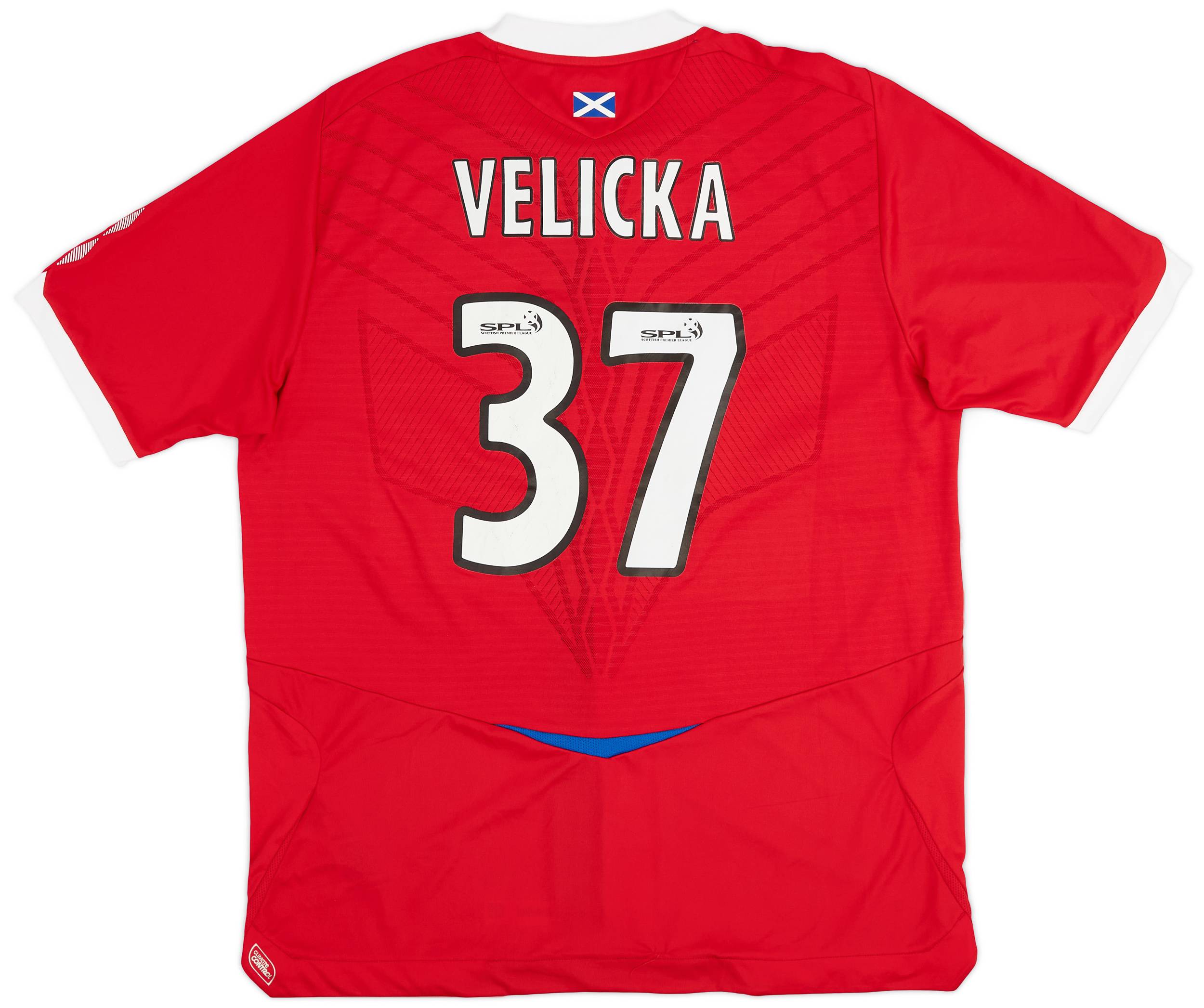 2008-09 Rangers Third Shirt Velicka #37 - 8/10 - (XL)
