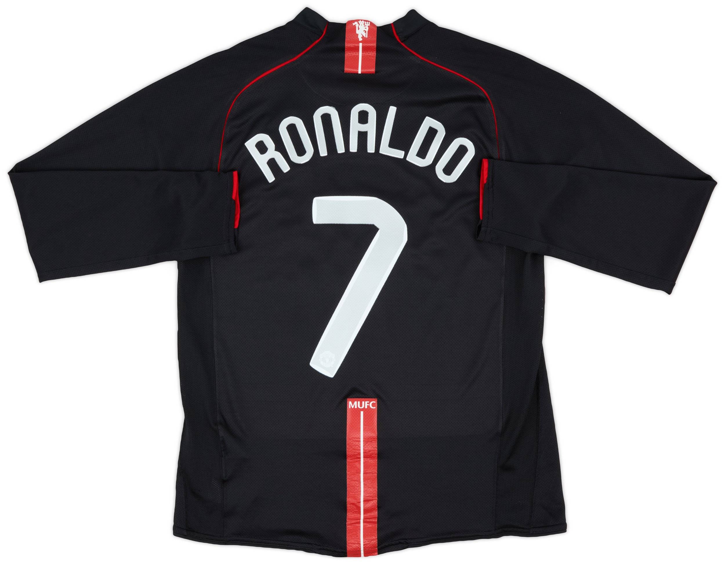 2007-08 Manchester United Away L/S Shirt Ronaldo #7 - 8/10 - (M)
