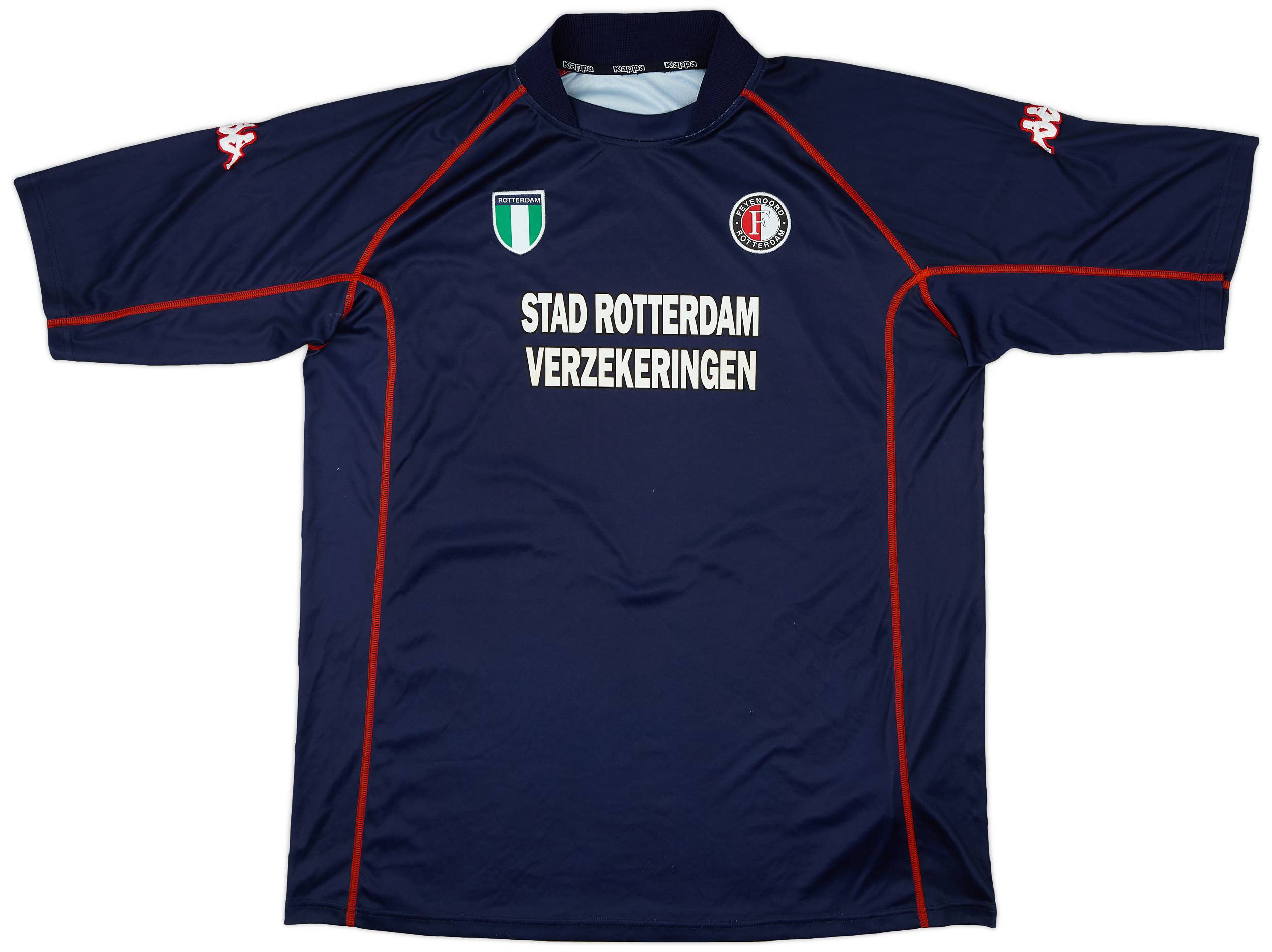 レア品！　Kappa Feyenoord サッカーシャツ L 2003-04 Feyenoord Kappa 1/4 Zip Training Top - 5/10 - (M)