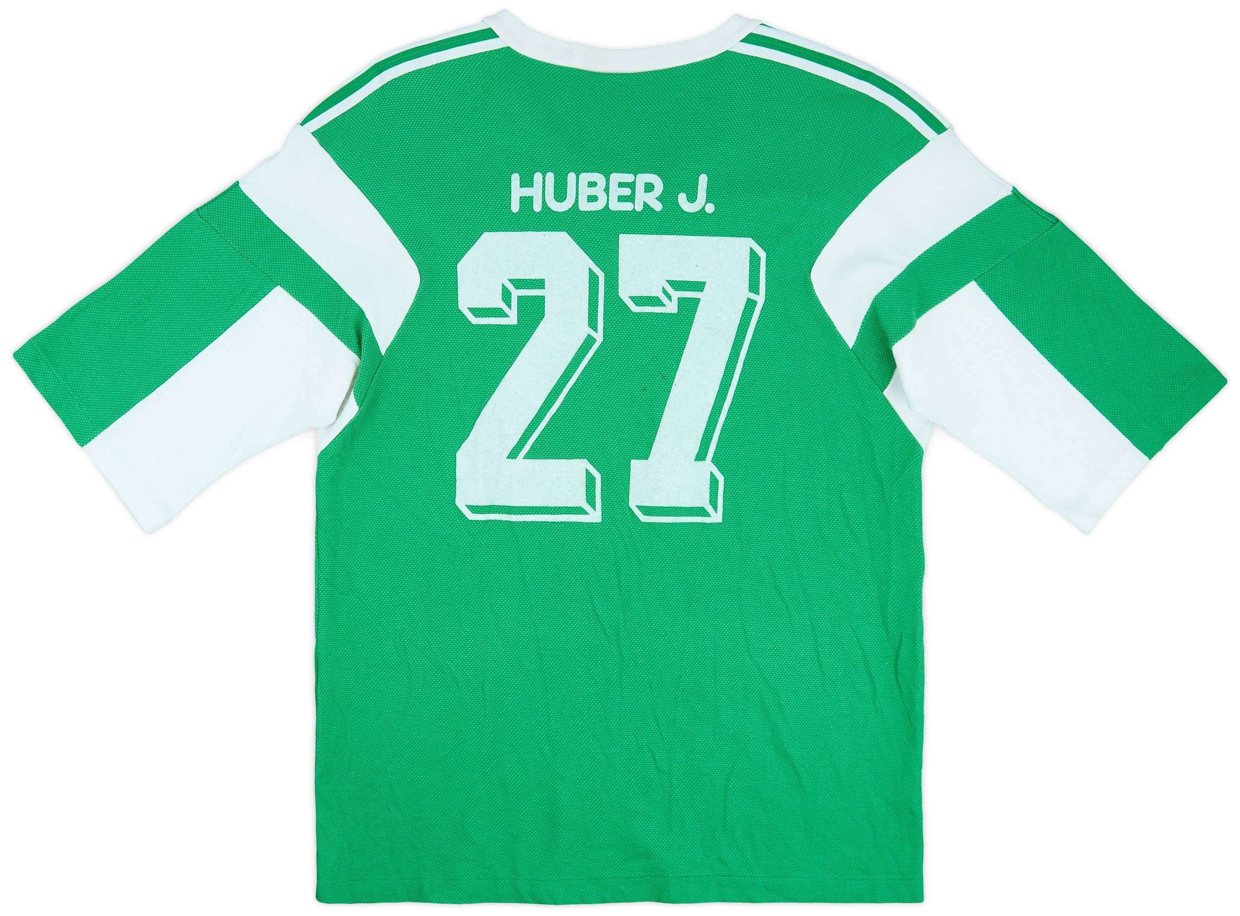 1980s adidas Template Shirt Huber J. #27 - 6/10 - (L)