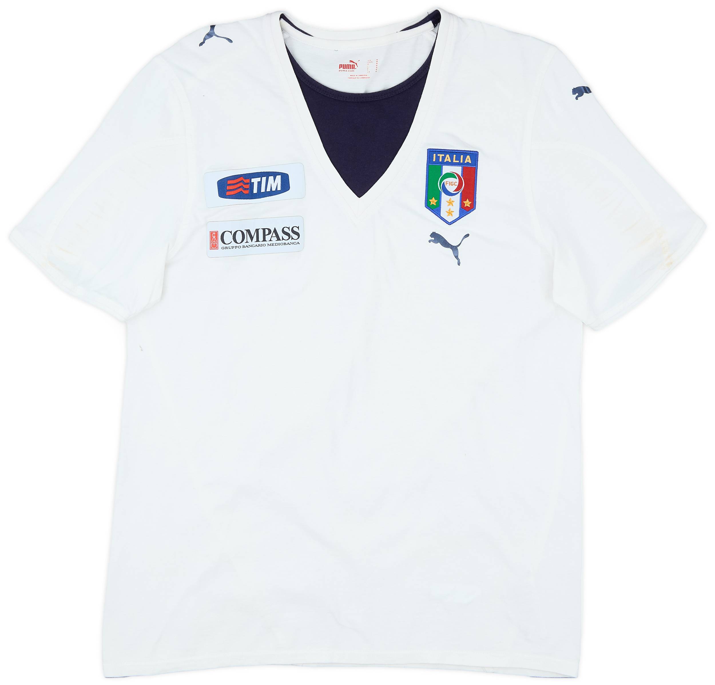 2006-08 Italy Puma Cotton Tee - 7/10 - (M)